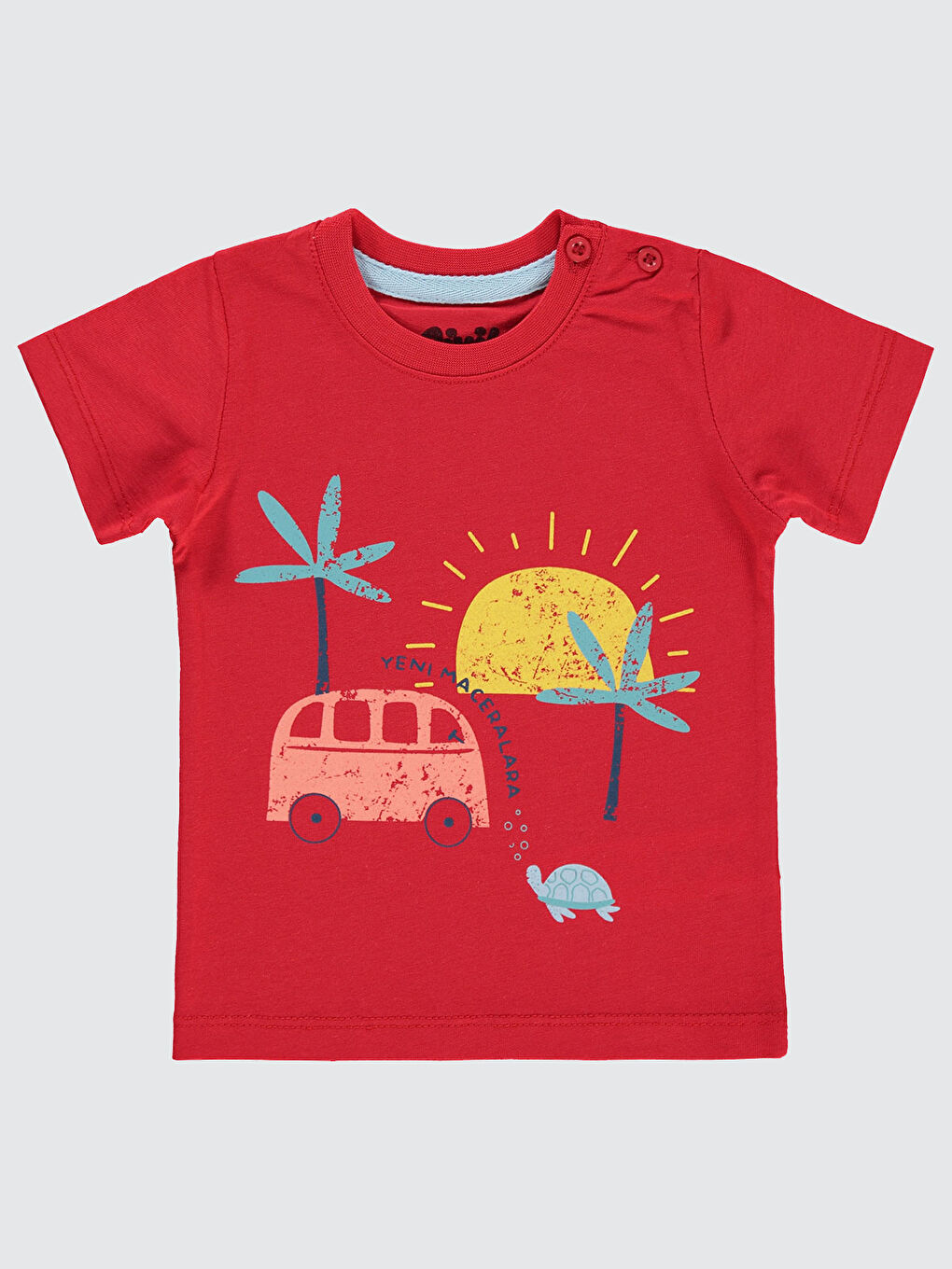 Baby Erkek Bebek Tişört 6-18 Ay Kırmızı