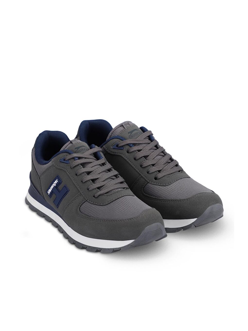 ZENOV I Sneaker Erkek Ayakkabı Koyu Gri-1