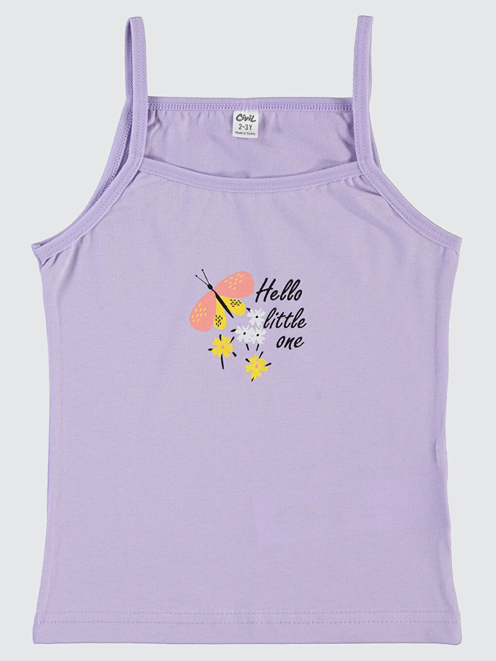 Girls Kız Çocuk Atlet 2-10 Yaş Lila-Beyaz-2