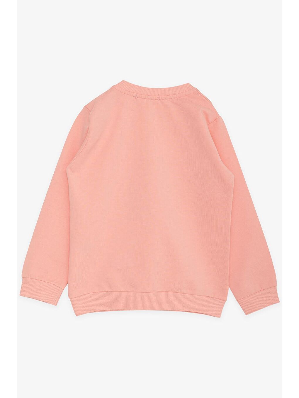 Pembe Kız Çocuk Sweatshirt Tavşancık Baskılı Somon (1.5-5 Yaş)-1