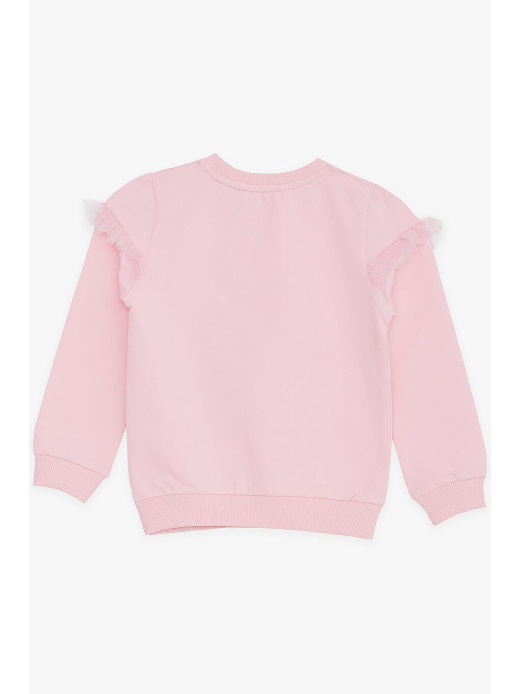 Kız Çocuk Sweatshirt Ayıcık Baskılı Pembe (1-4 Yaş)-1