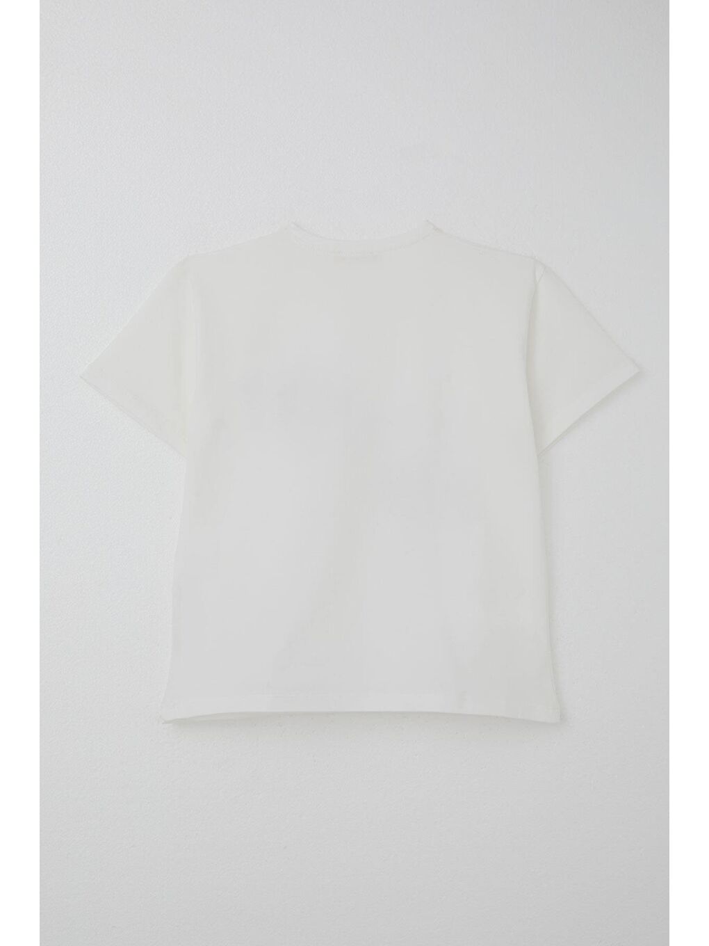 Kız Çocuk Şortlu Takım Örgü Çiçek İşlemeli Ekru (9 Yaş)-8