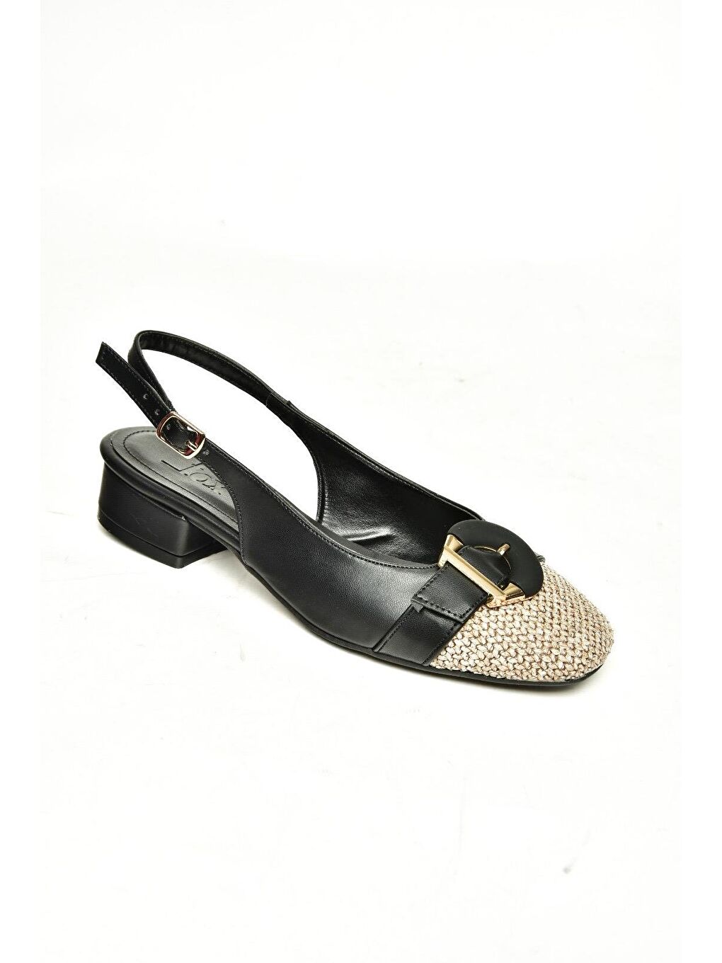 U6762353 Siyah Kadın Topuklu Ayakkabı-2