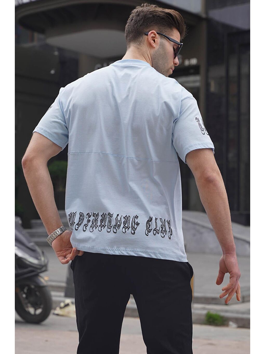 Mavi Bisiklet Yaka Erkek Tişört 6112-1