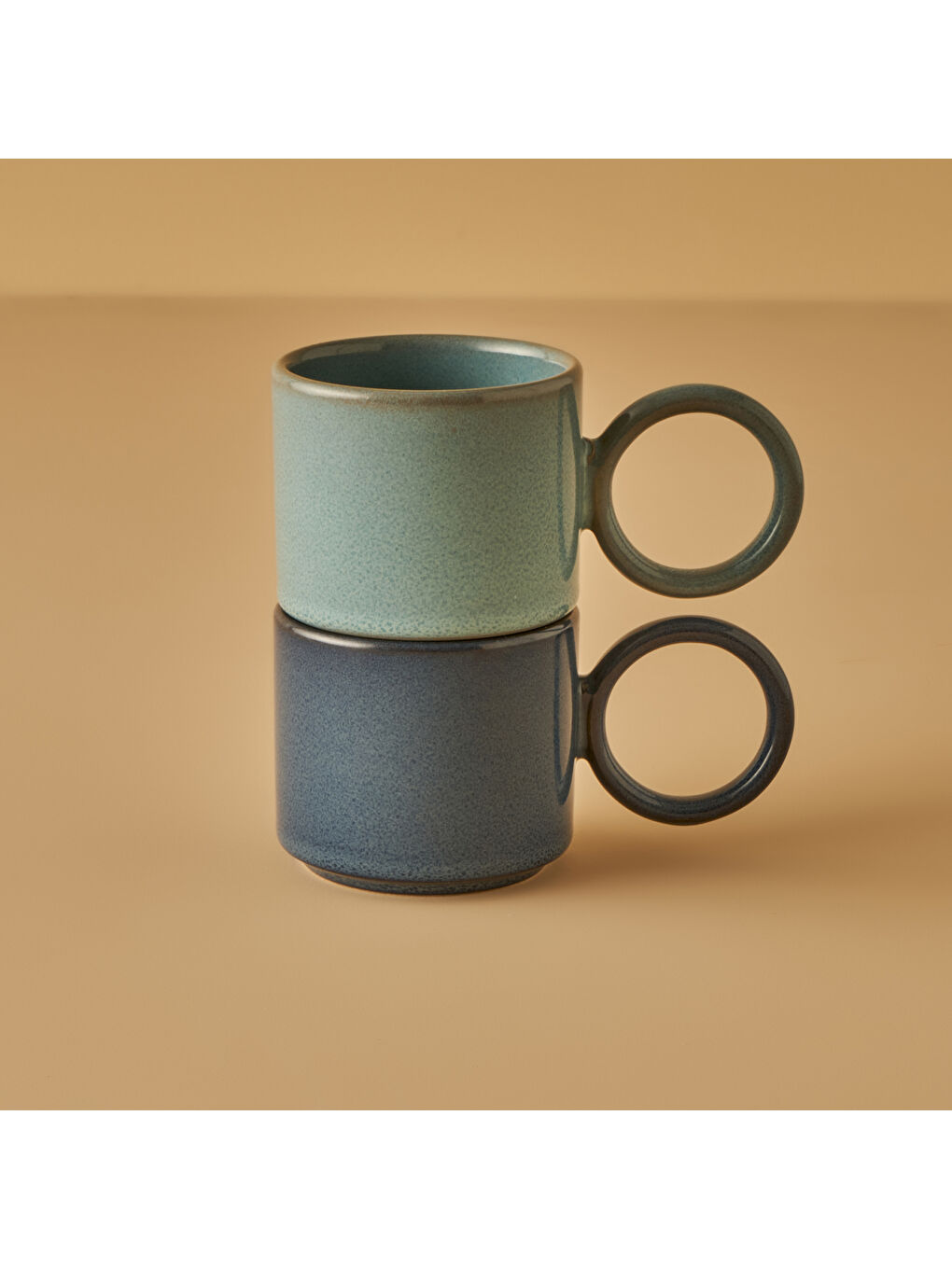 Bella Maison Arcana Espresso 2'li Set Mavi (270 cc) - 1