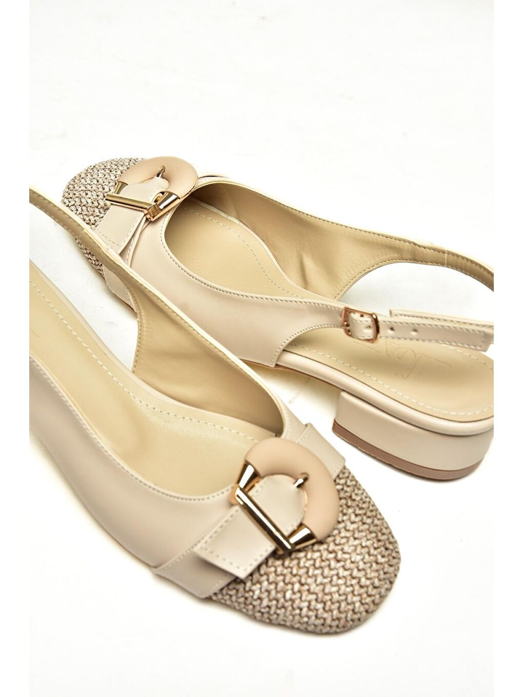 Bej U6762353 Ten Kadın Topuklu Ayakkabı-3