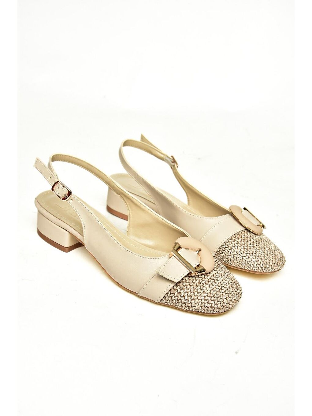 Bej U6762353 Ten Kadın Topuklu Ayakkabı-4