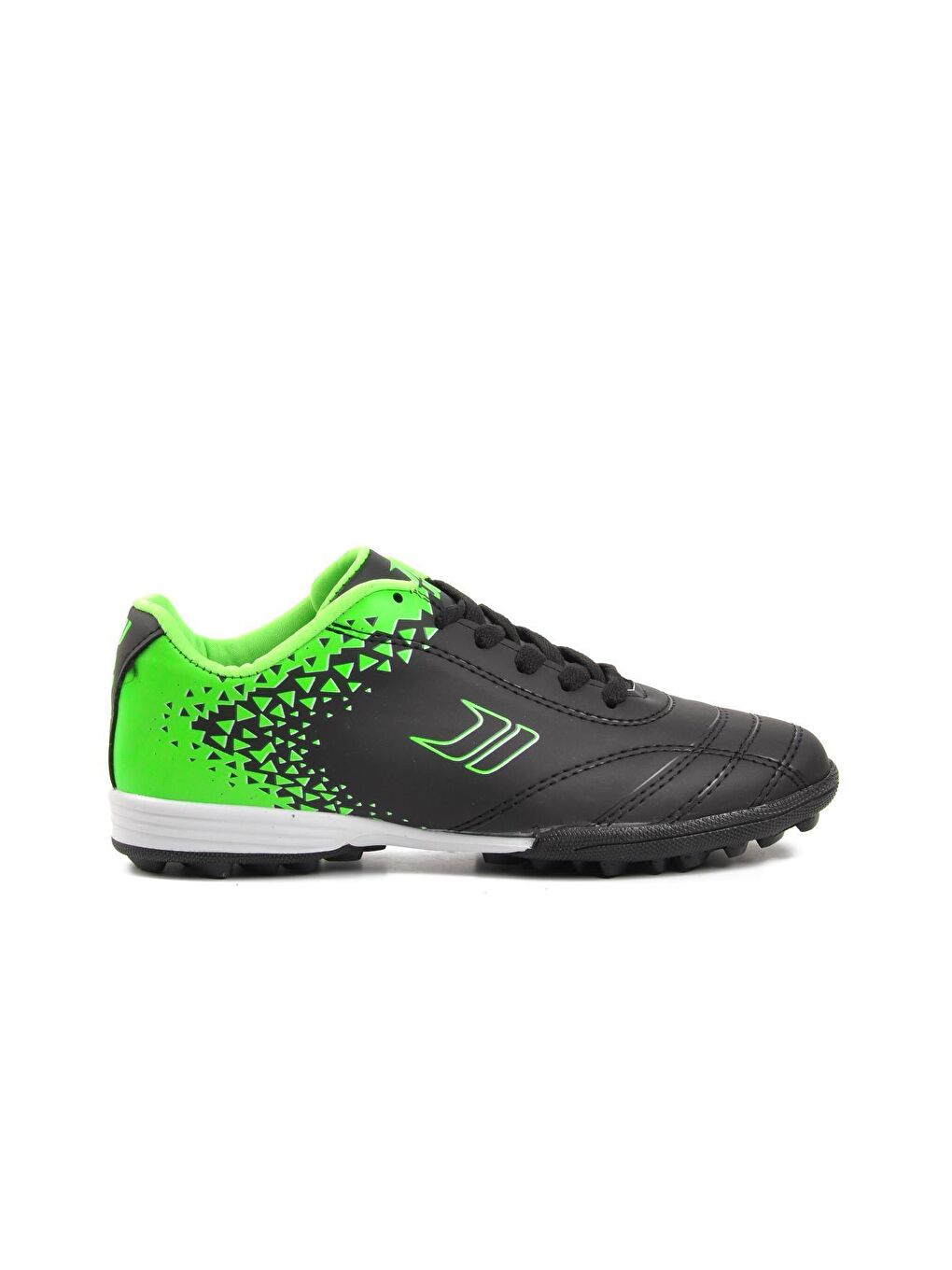 126 Siyah-Neon Yeşil-Beyaz Unisex Halı Saha Ayakkabısı