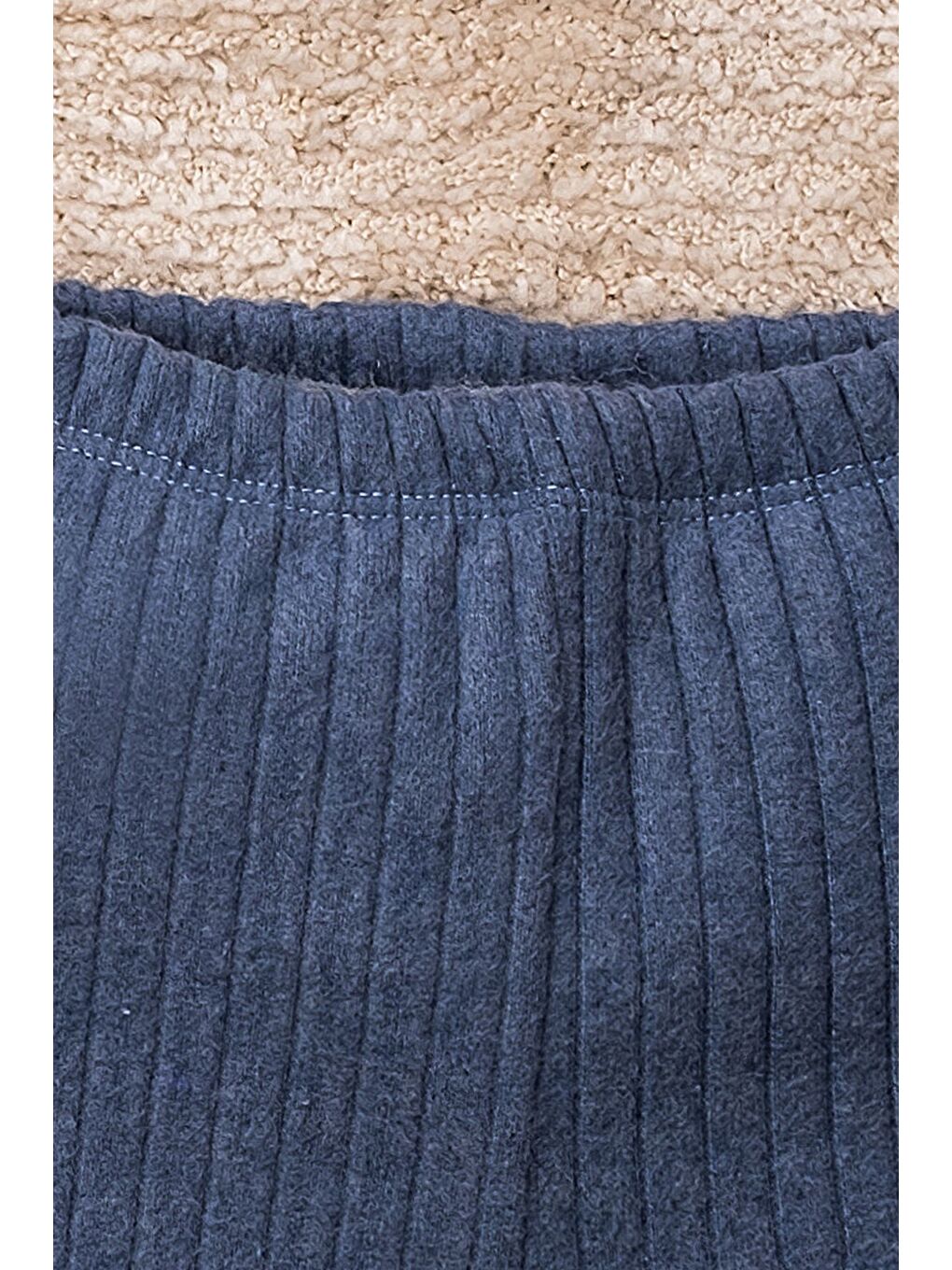 Mavi Güneşli 3 Parça Organik Bebek Takımı-3