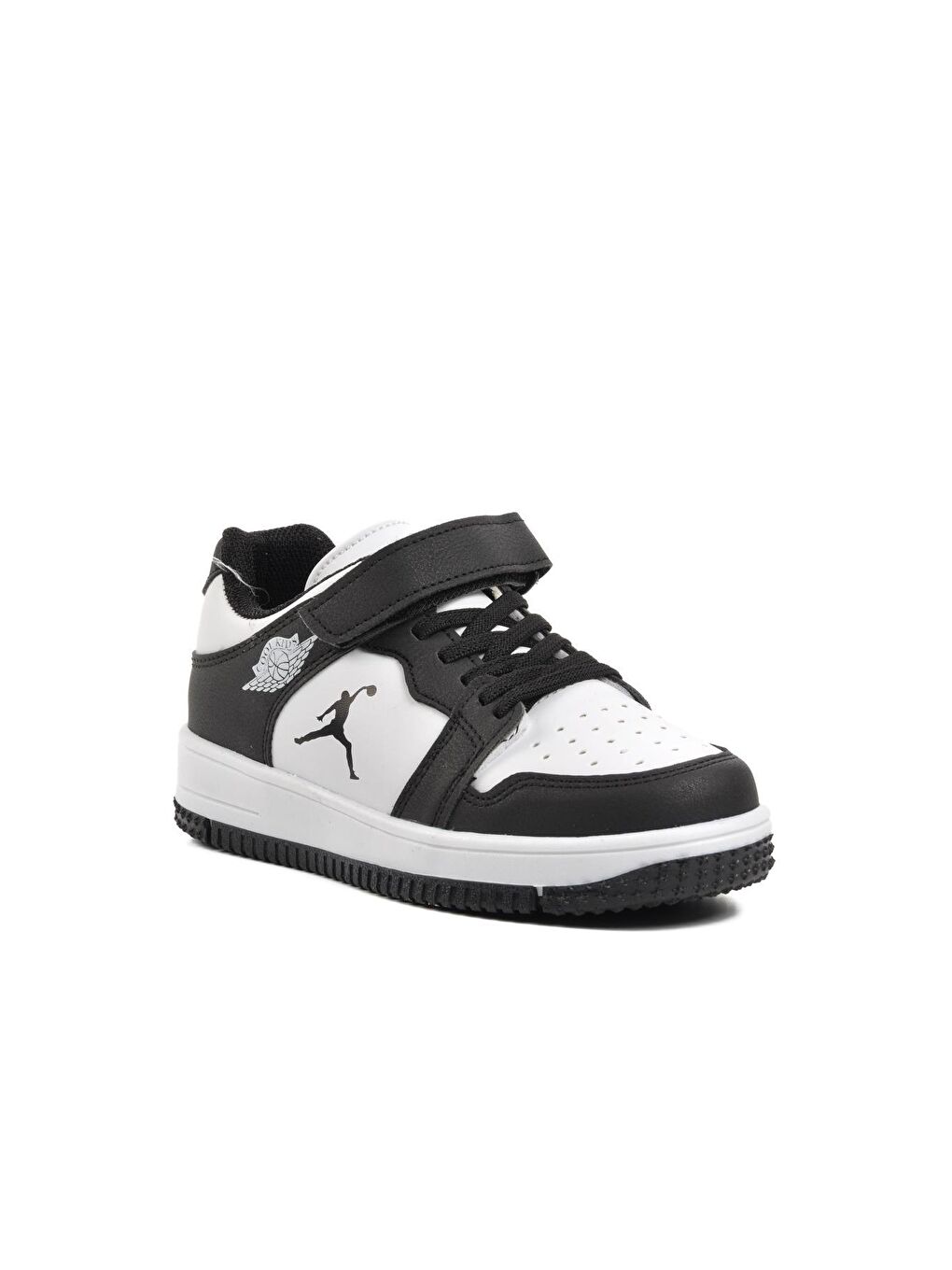 Haykat Kısa-F Siyah-Beyaz Çocuk Spor Ayakabı-2
