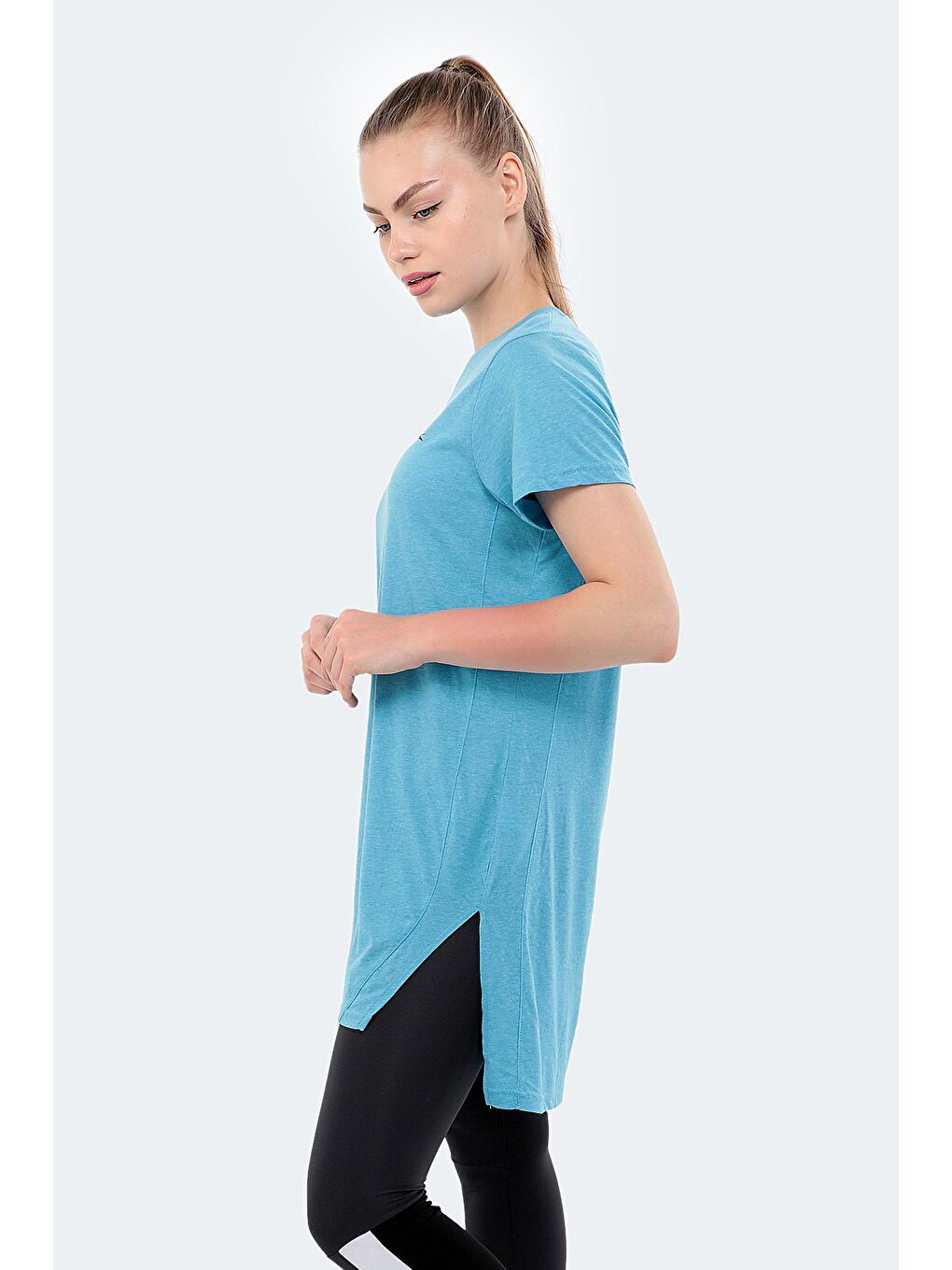 MIDORI Kadın Tişört Mavi-1