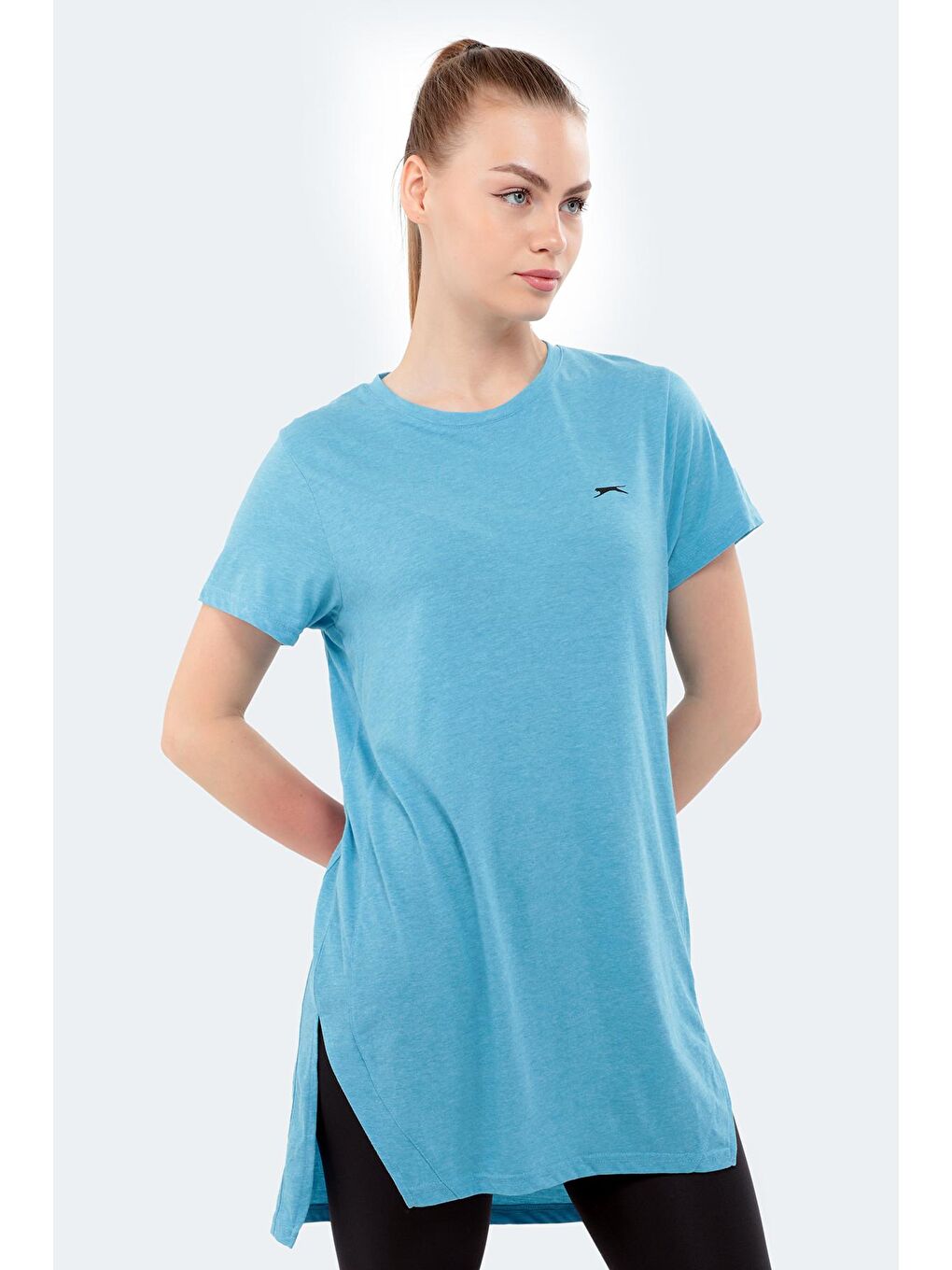 MIDORI Kadın Tişört Mavi-2