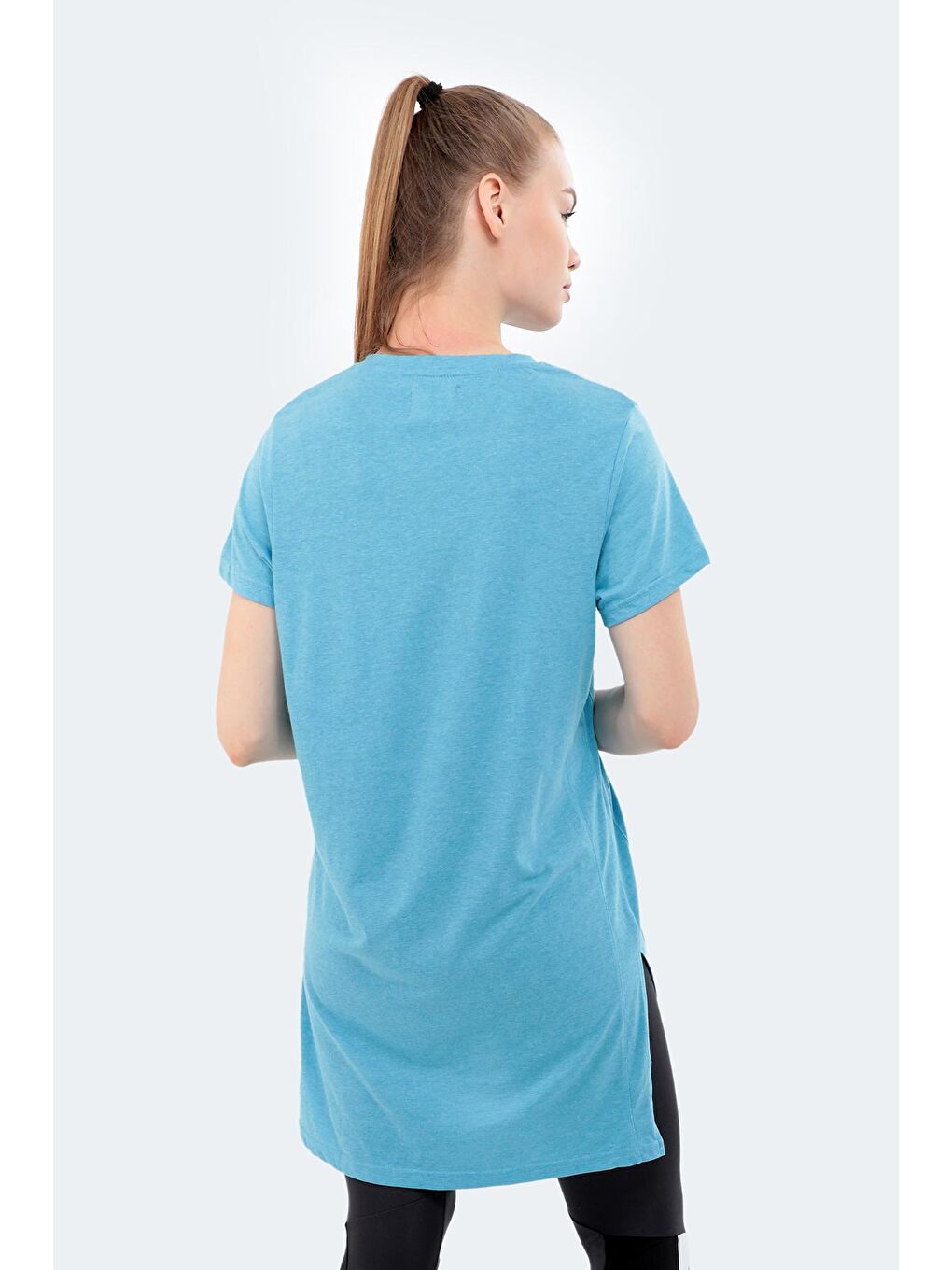 MIDORI Kadın Tişört Mavi-3