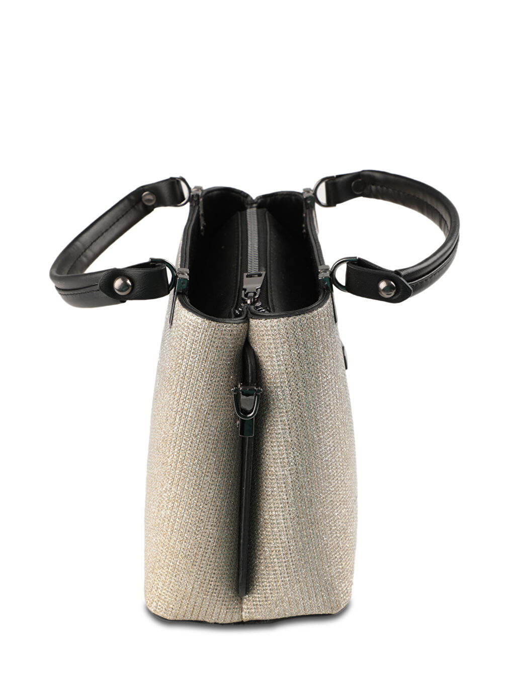 Sarı TURBO CUPRA Kadın Altın Omuz Çantası-2