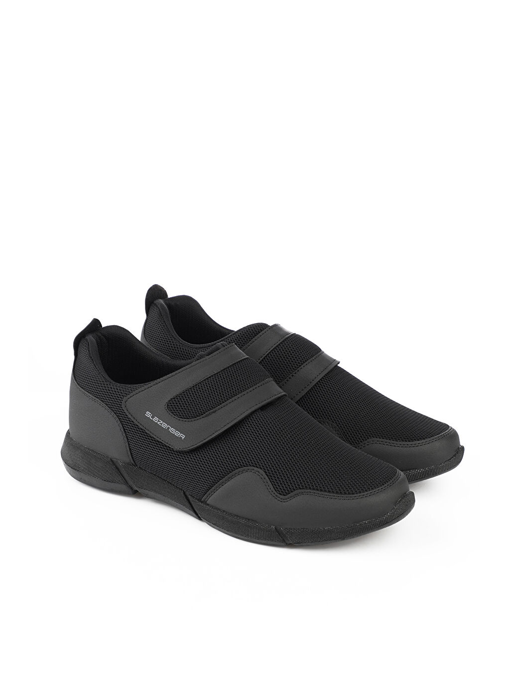 ACA I Büyük Beden Erkek Cırt Cırtlı Siyah / Siyah Günlük Spor Ayakkabısı-1