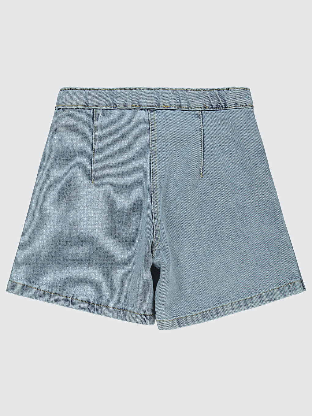 Girls Kız Çocuk Jean Etek 10 -13 Yaş Buz Mavi-2