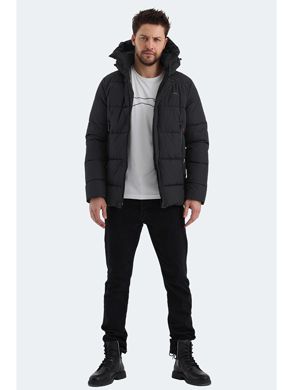 Erkek Mont  Kaban Siyah-6