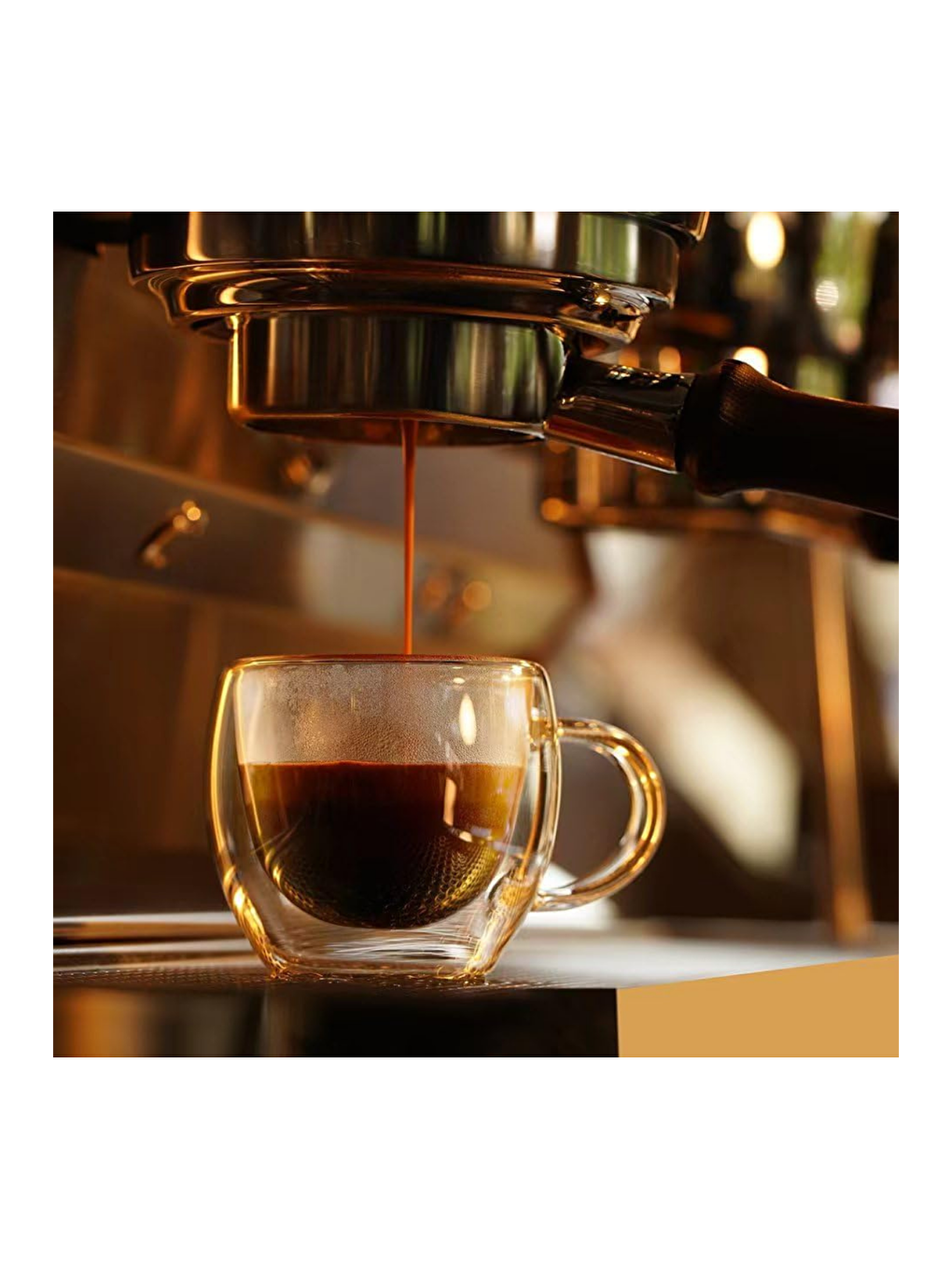 Renksiz Bambu Tabaklı Çift Cidarlı Türk Kahvesi Fincanı 6 Adet-3