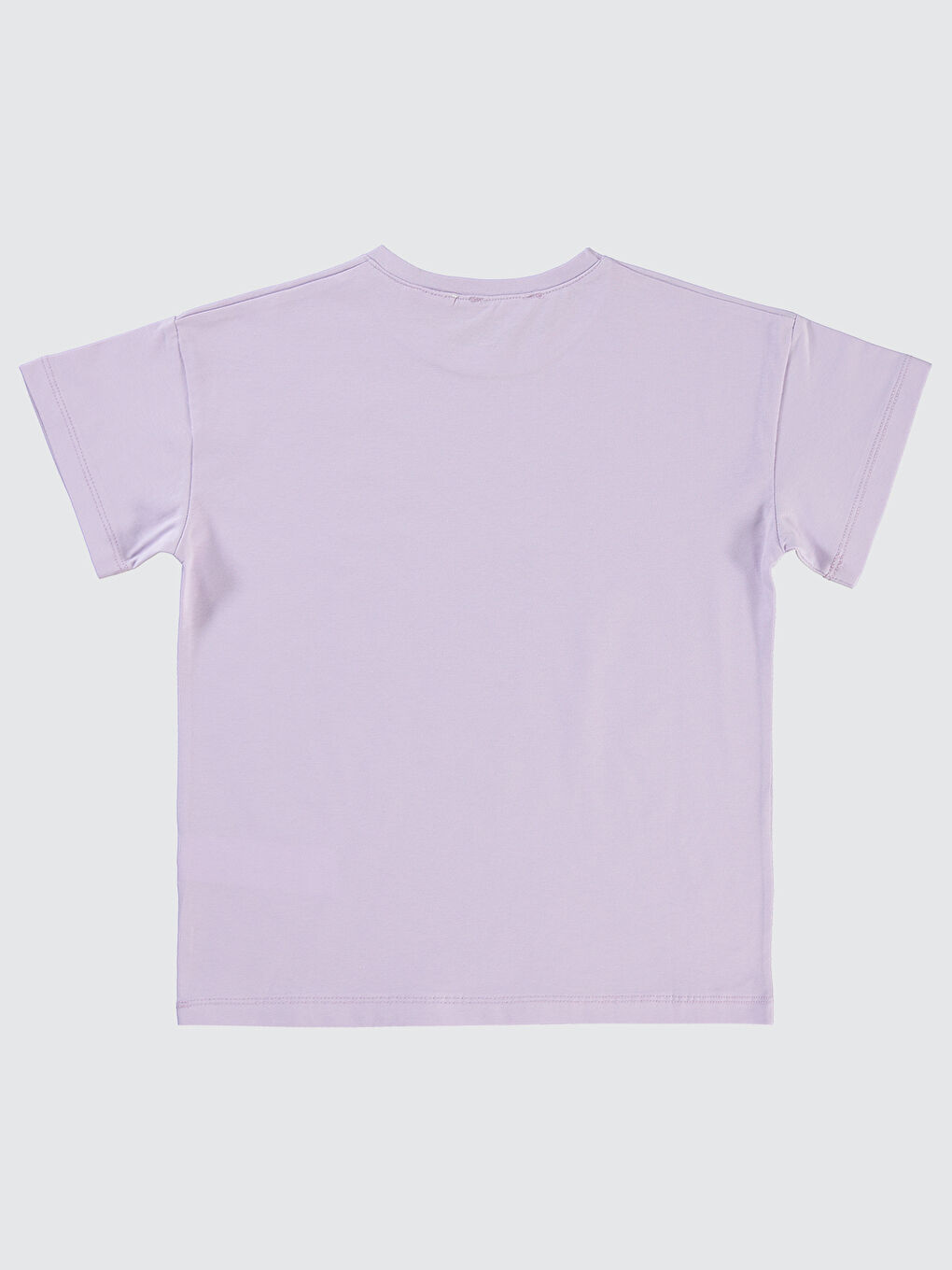Mor Scooby Doo Kız Çocuk Tişört 6-9 Yaş Nazik Lavanta-1