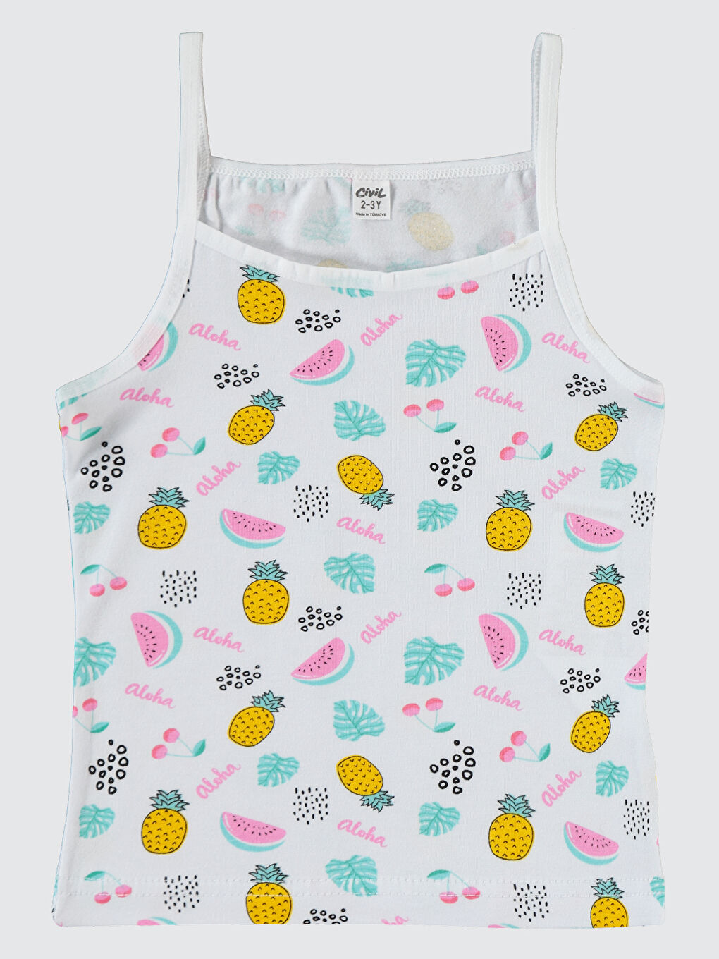 Girls Kız Çocuk 2'li Atlet Set 2-10 Yaş Yeşil-2