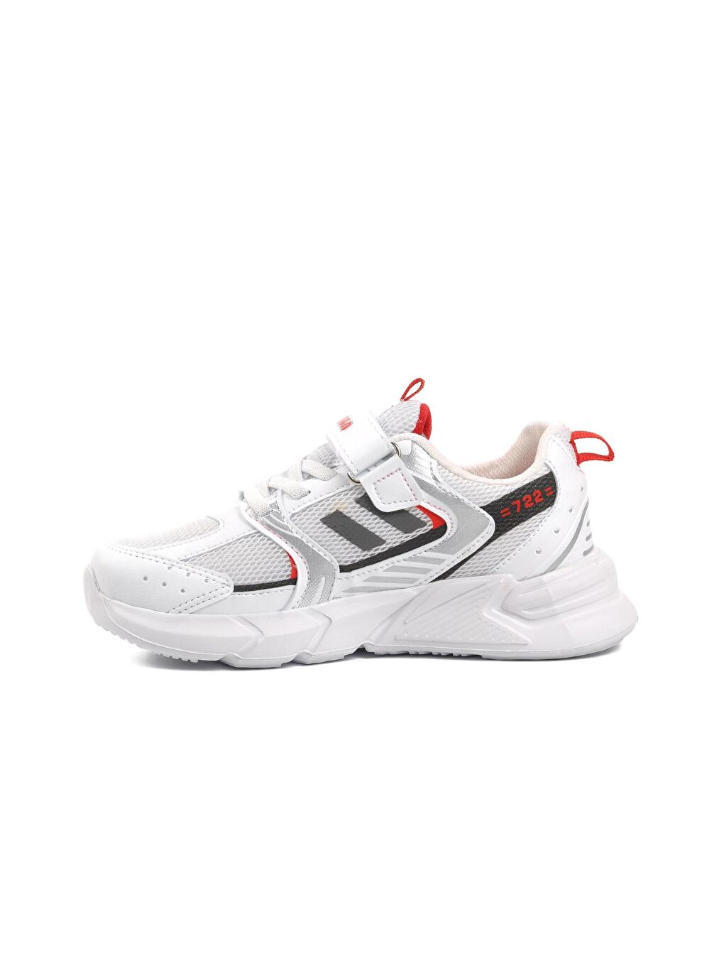 722Y-F Beyaz-Kırmızı Çocuk Spor Ayakkabı-1