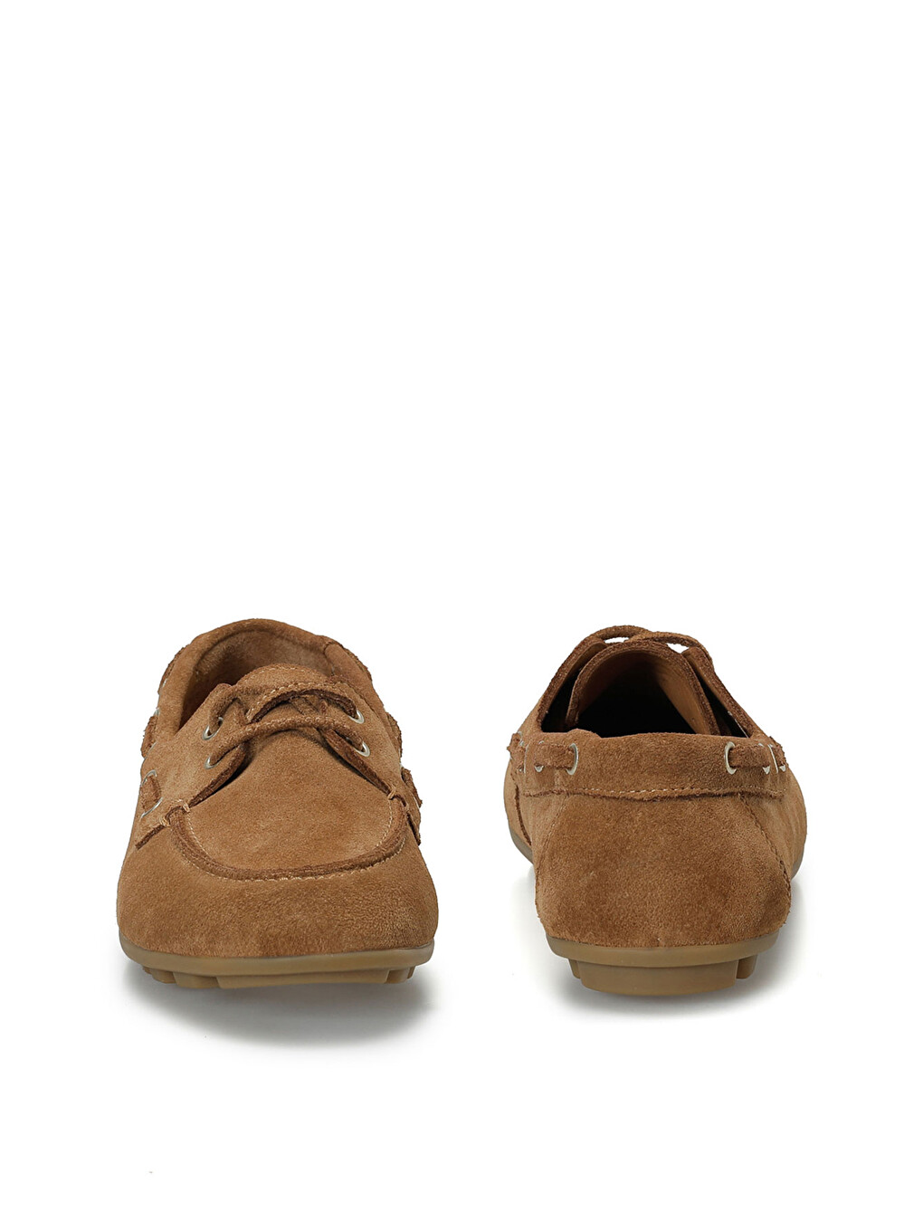 Kahverengi 26k-224 Taba Kadın Loafer-4