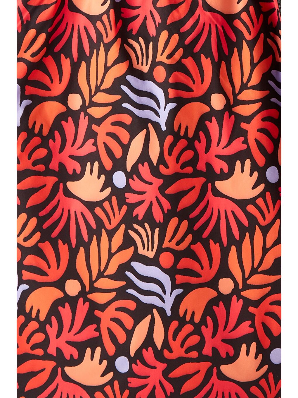 Turuncu Erkek Regular Fit Desenli Deniz Şortu-7