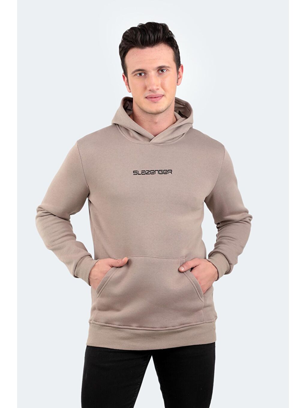 Bej BUSTER Erkek Sweatshirt Taş Gri-1