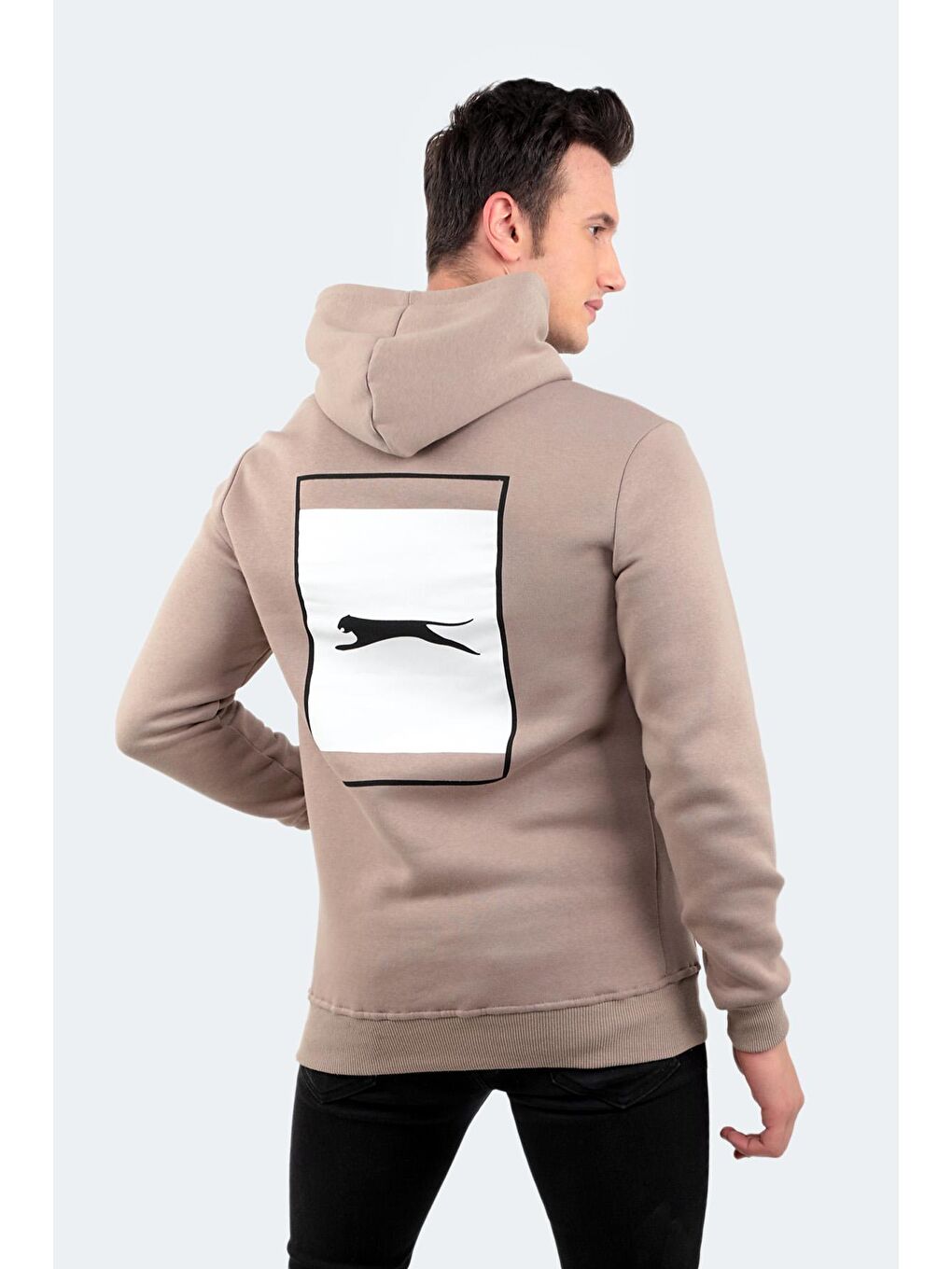 Bej BUSTER Erkek Sweatshirt Taş Gri-2