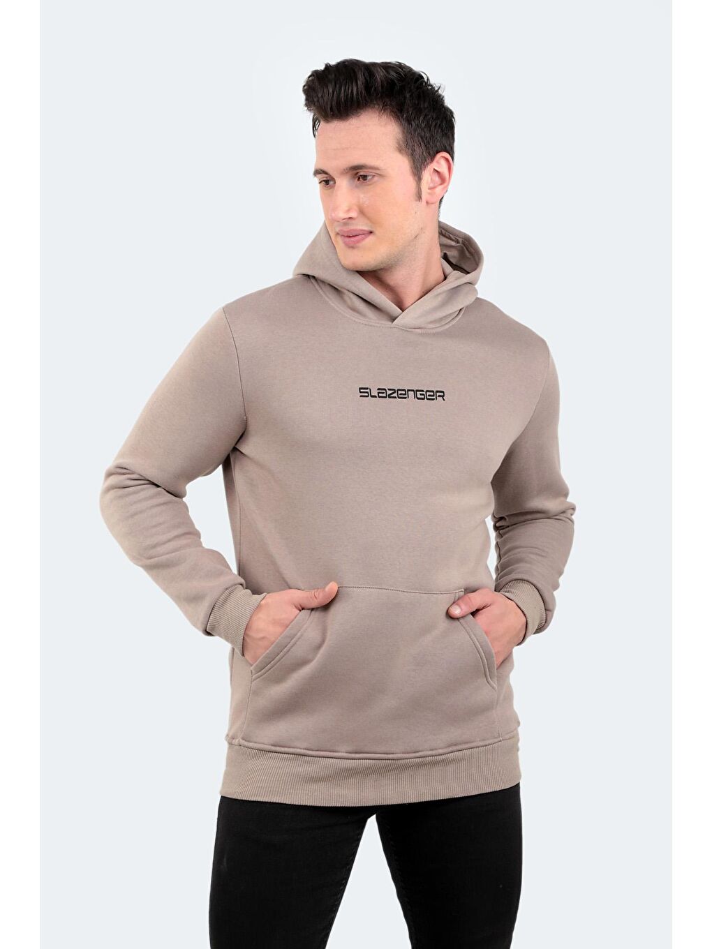 Bej BUSTER Erkek Sweatshirt Taş Gri-3