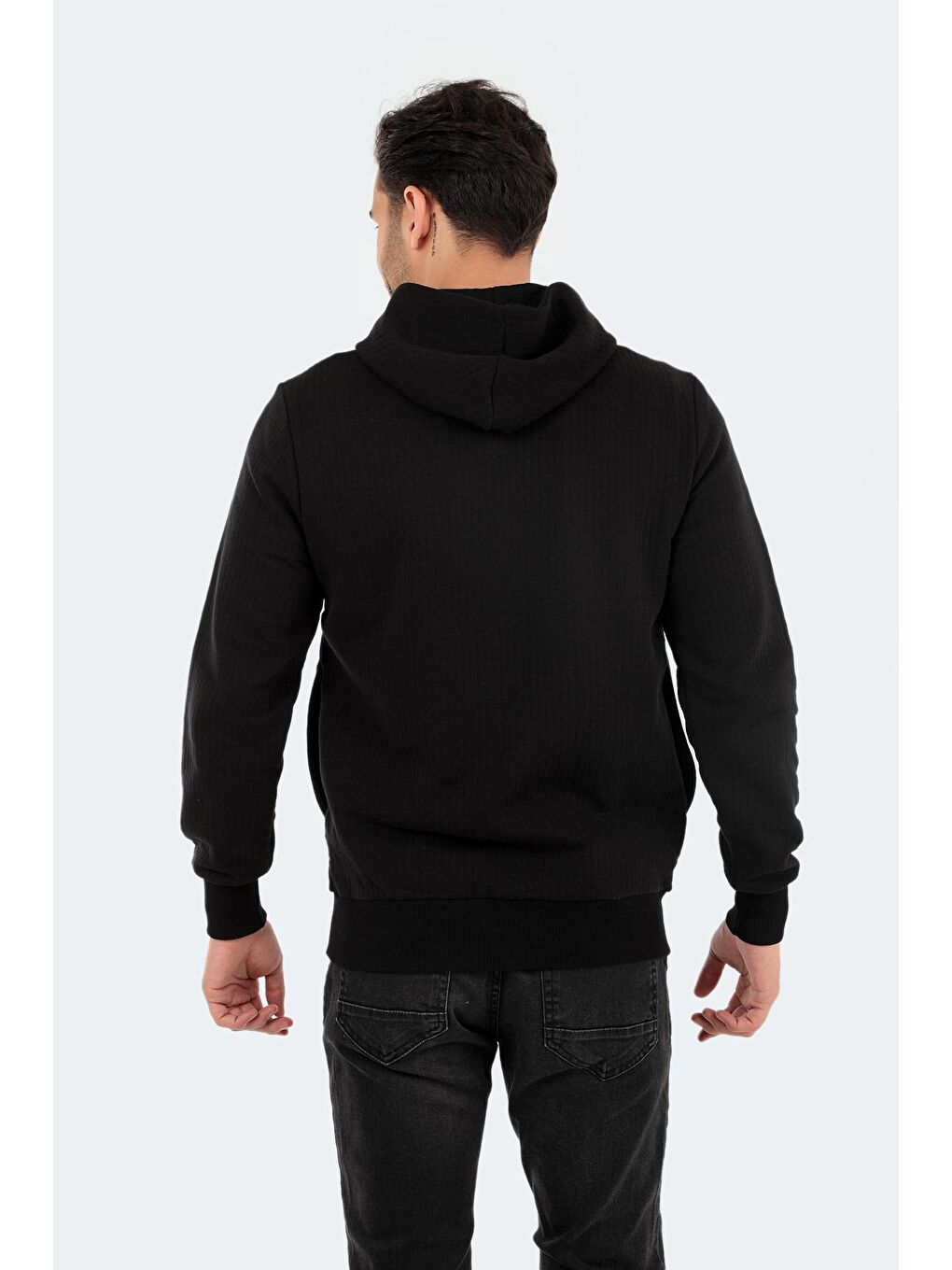 SLAZENGER BANKY Erkek Sweatshirt Siyah - 1