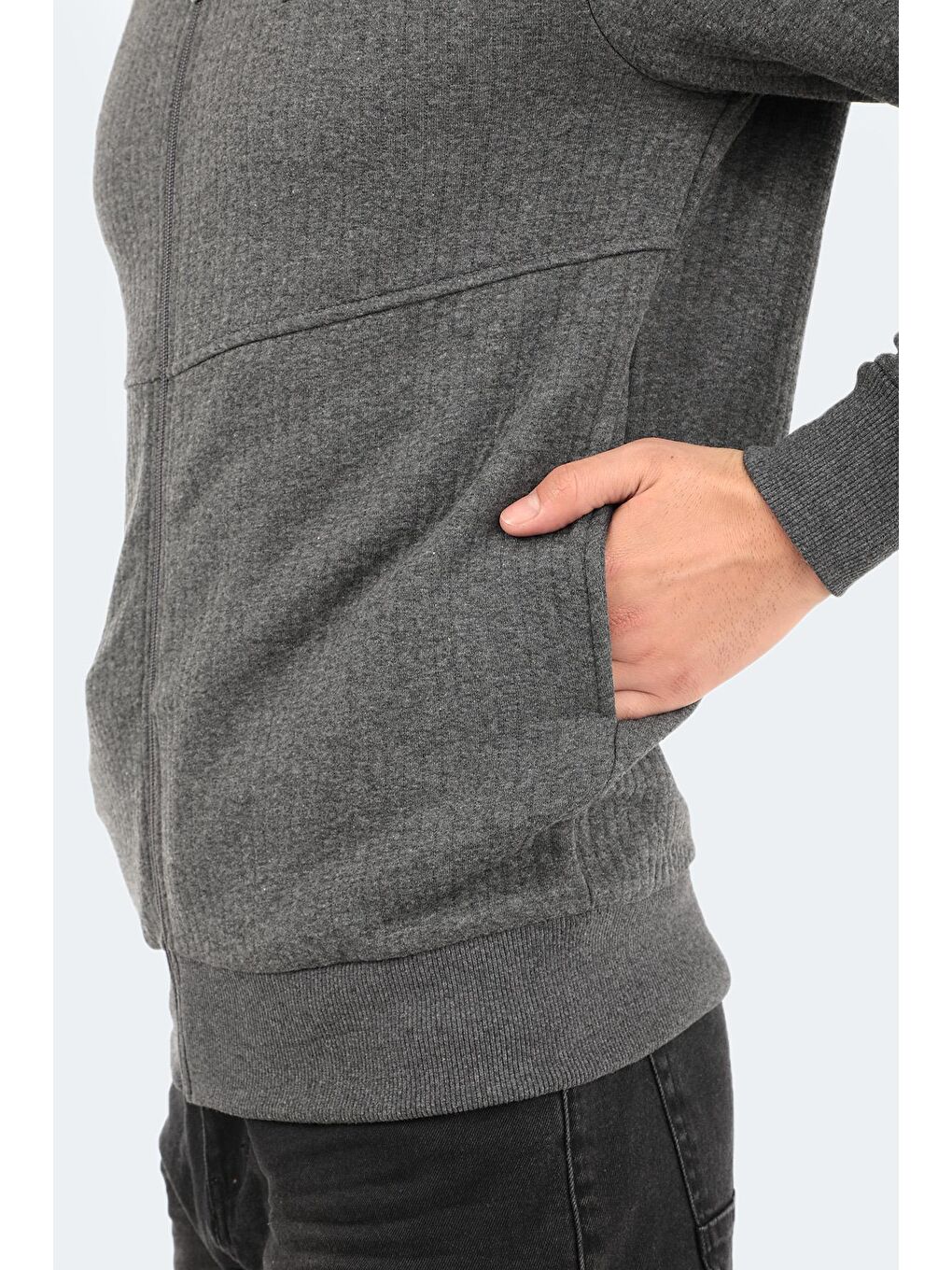 SLAZENGER Antrasit BANKY Erkek Sweatshirt Antrasit - 4