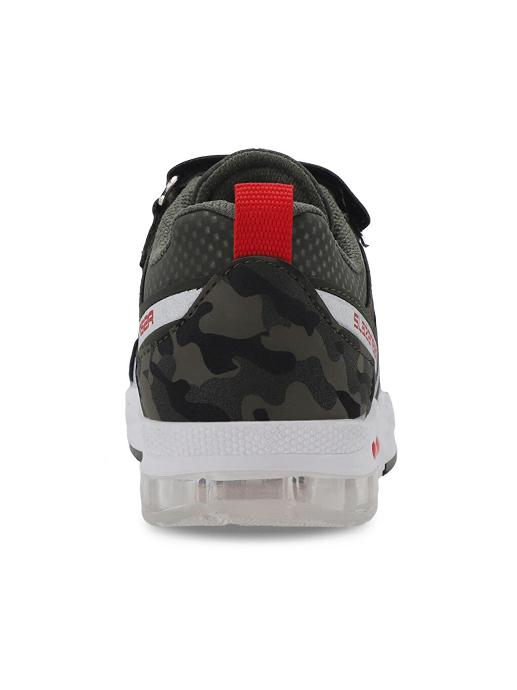 ELIPS Unisex Çocuk Haki Kamuflaj Sneaker-5