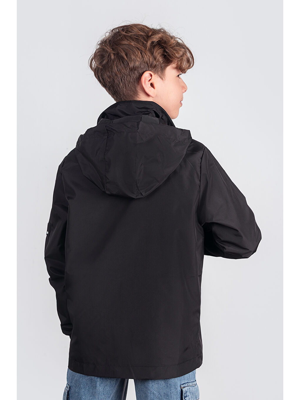 Siyah Erkek Çocuk Spor Mevsimlik Mont MM.XA7-2