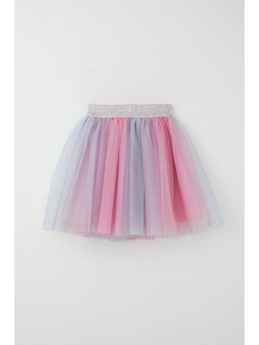 Kız Çocuk Tütü Etek Renkli Tüllü Karışık Renk (5-10 Yaş)-2