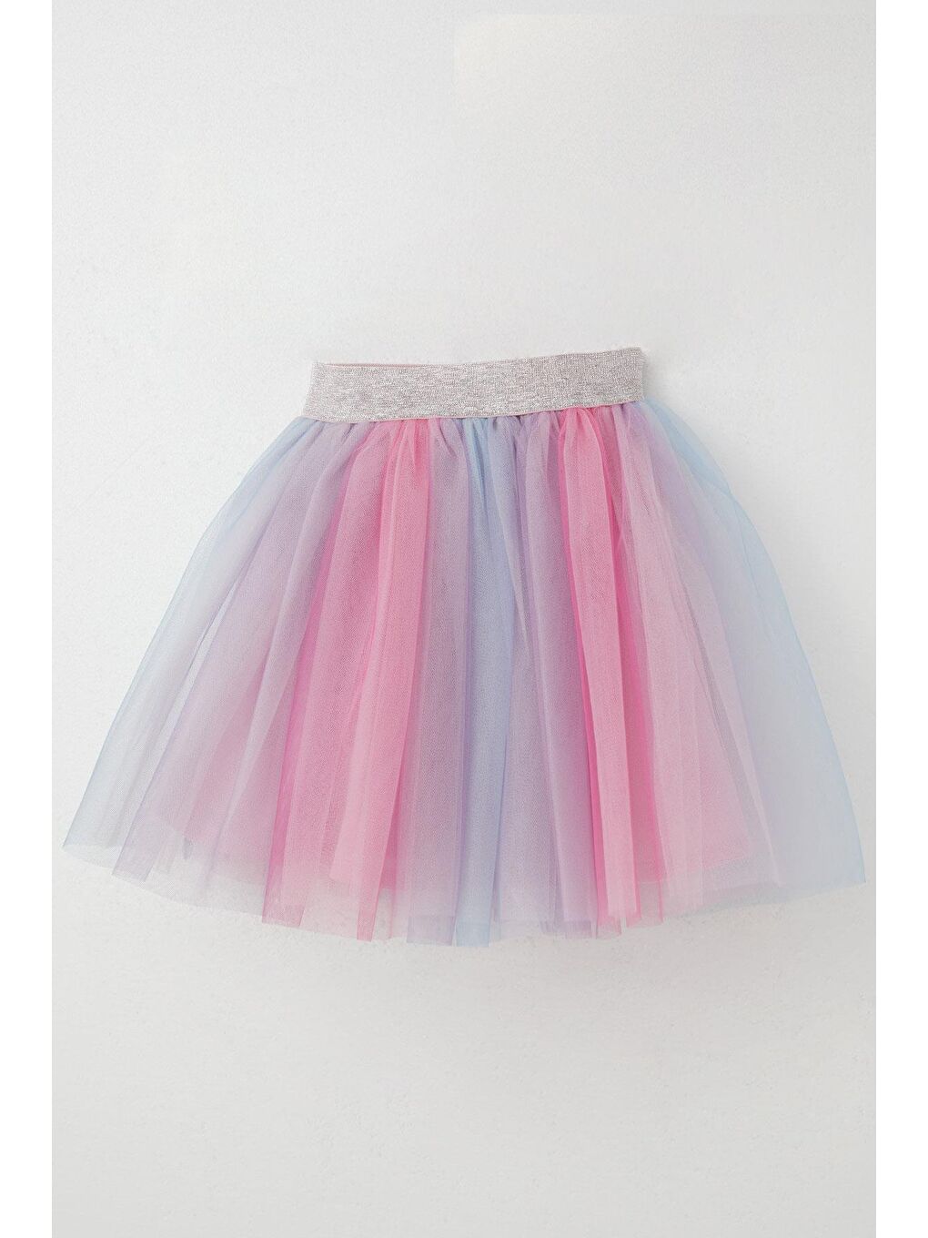 Kız Çocuk Tütü Etek Renkli Tüllü Karışık Renk (5-10 Yaş)-3