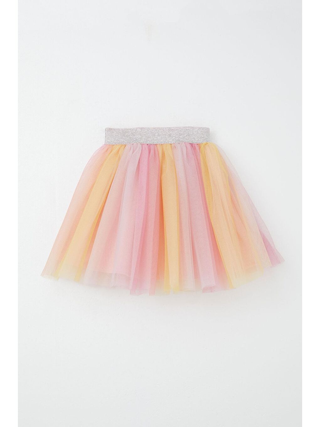 Kız Çocuk Tütü Etek Renkli Tüllü Karışık Renk (10-12 Yaş)-4
