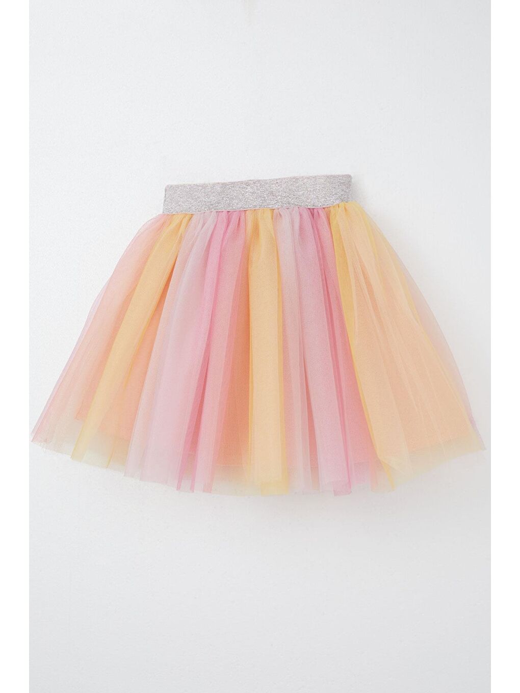 Kız Çocuk Tütü Etek Renkli Tüllü Karışık Renk (10-12 Yaş)-5
