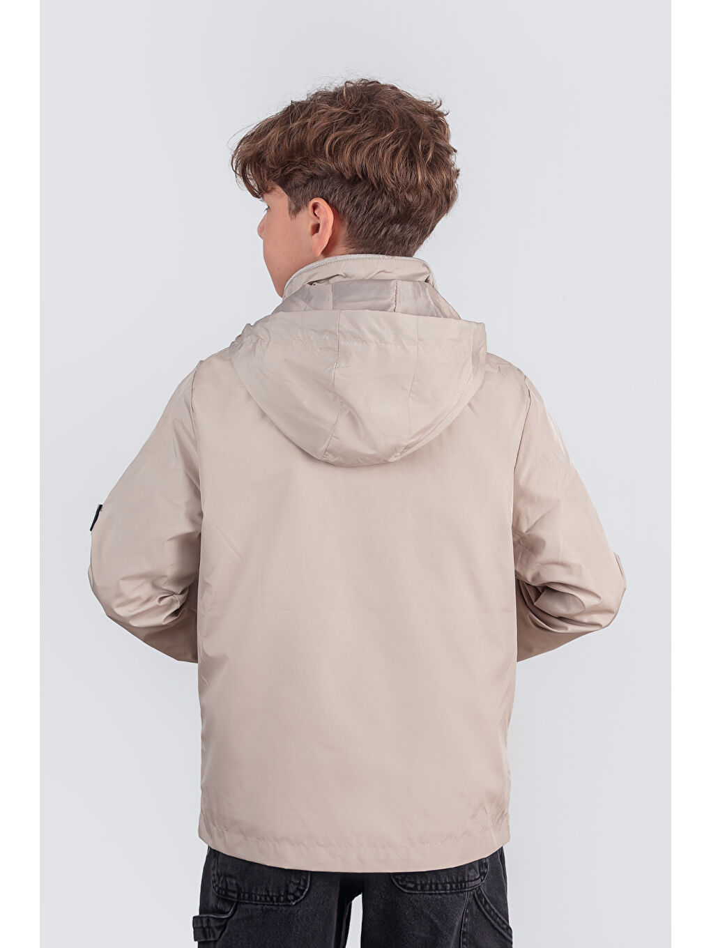 Bej Erkek Çocuk Spor Mevsimlik Mont MM.XA7-4