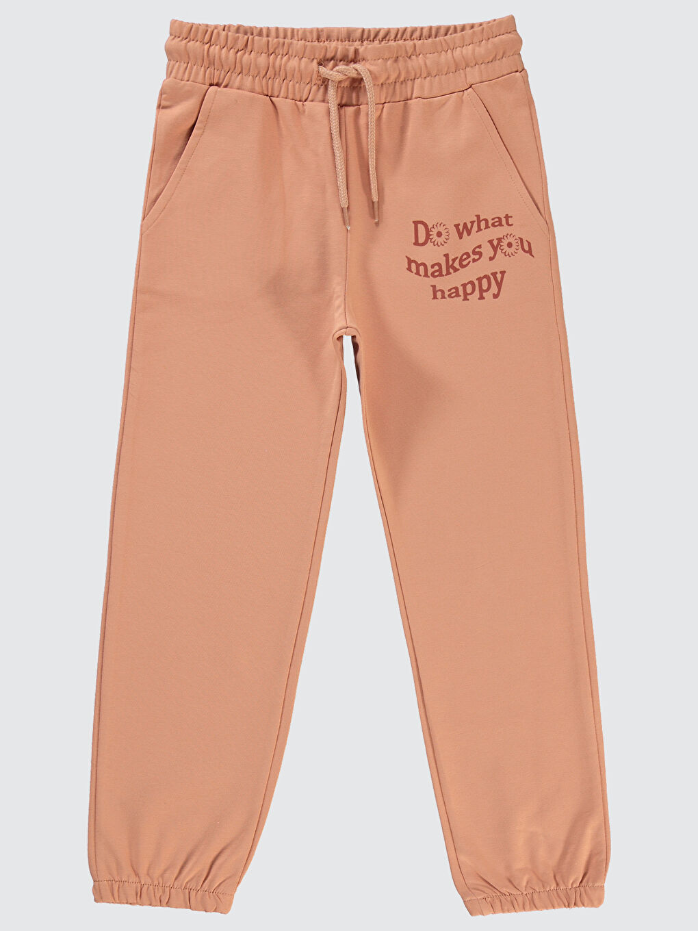 Kahverengi Girls Kız Çocuk Eşofman Altı 6-9 Yaş İtalyan Kili