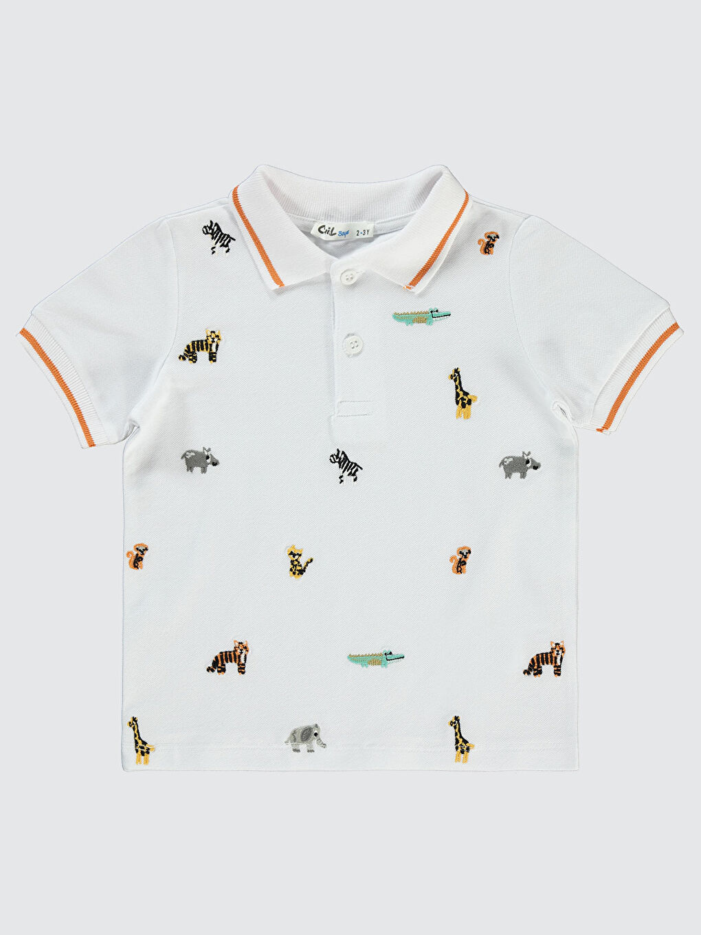 Boys Erkek Çocuk Tişört 2-5 Yaş Ekru