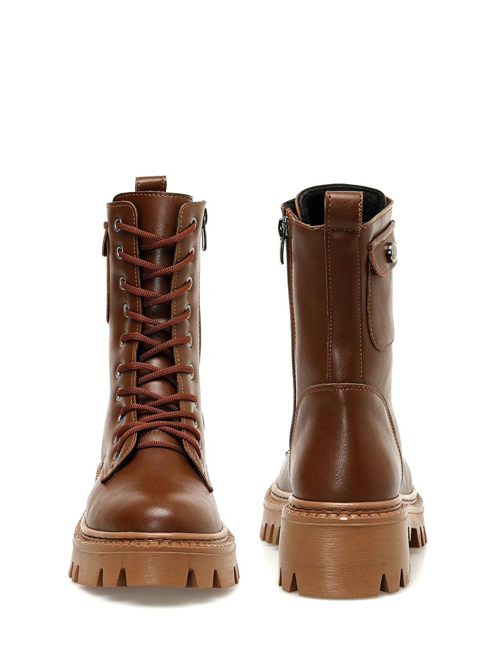 Kahverengi GOVA 3PR Taba Kadın Çizme-4