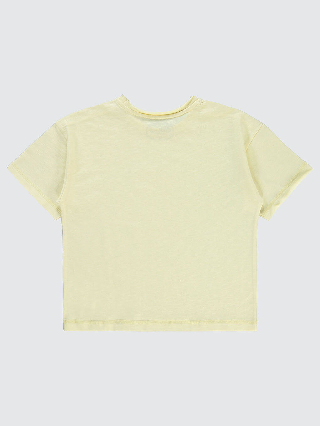 Boys Erkek Çocuk Tişört 6-9 Yaş Açık Sarı-1