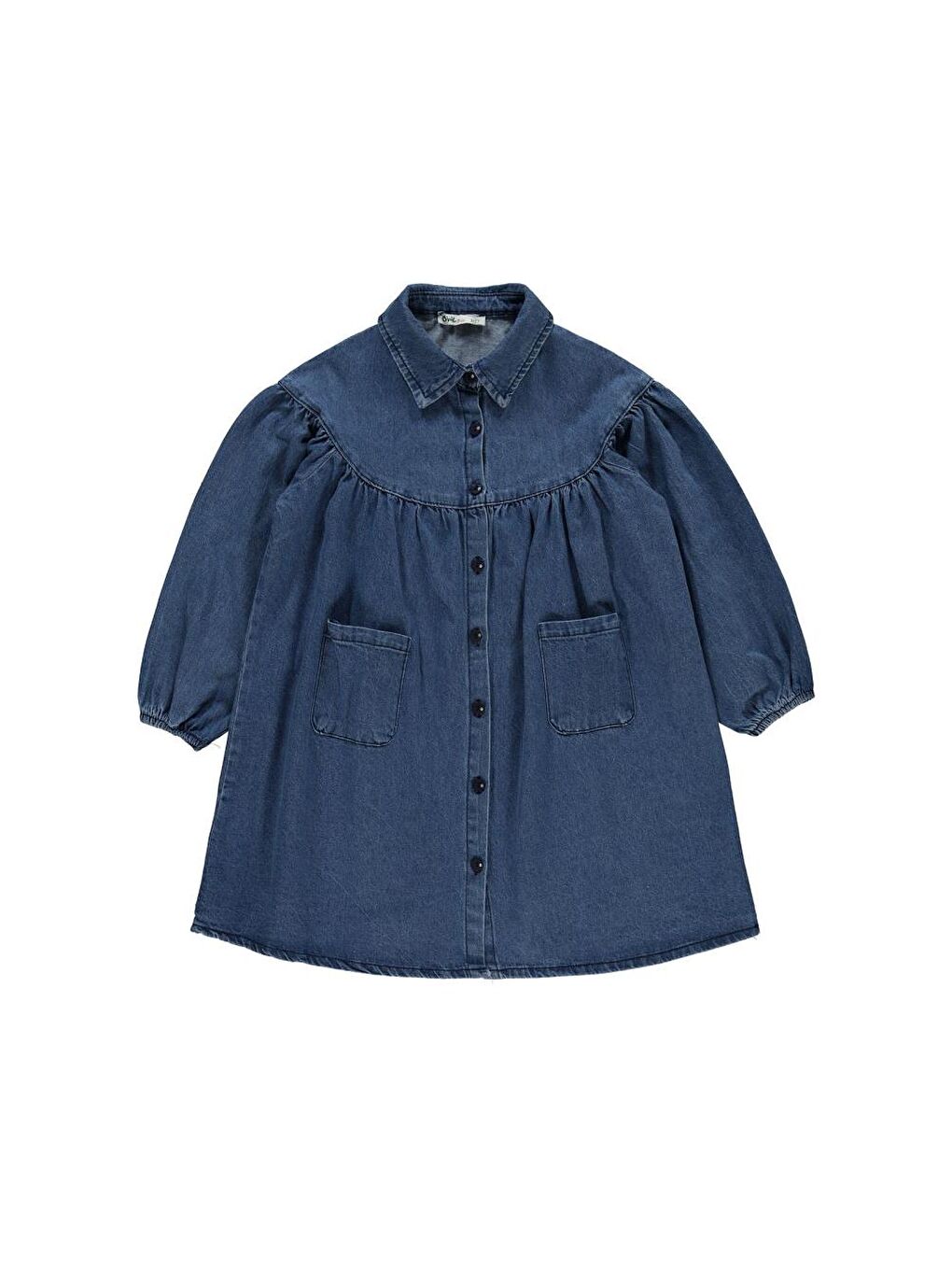 Mavi Girls Ay Robalı 6-9 Yaş Elbise-4