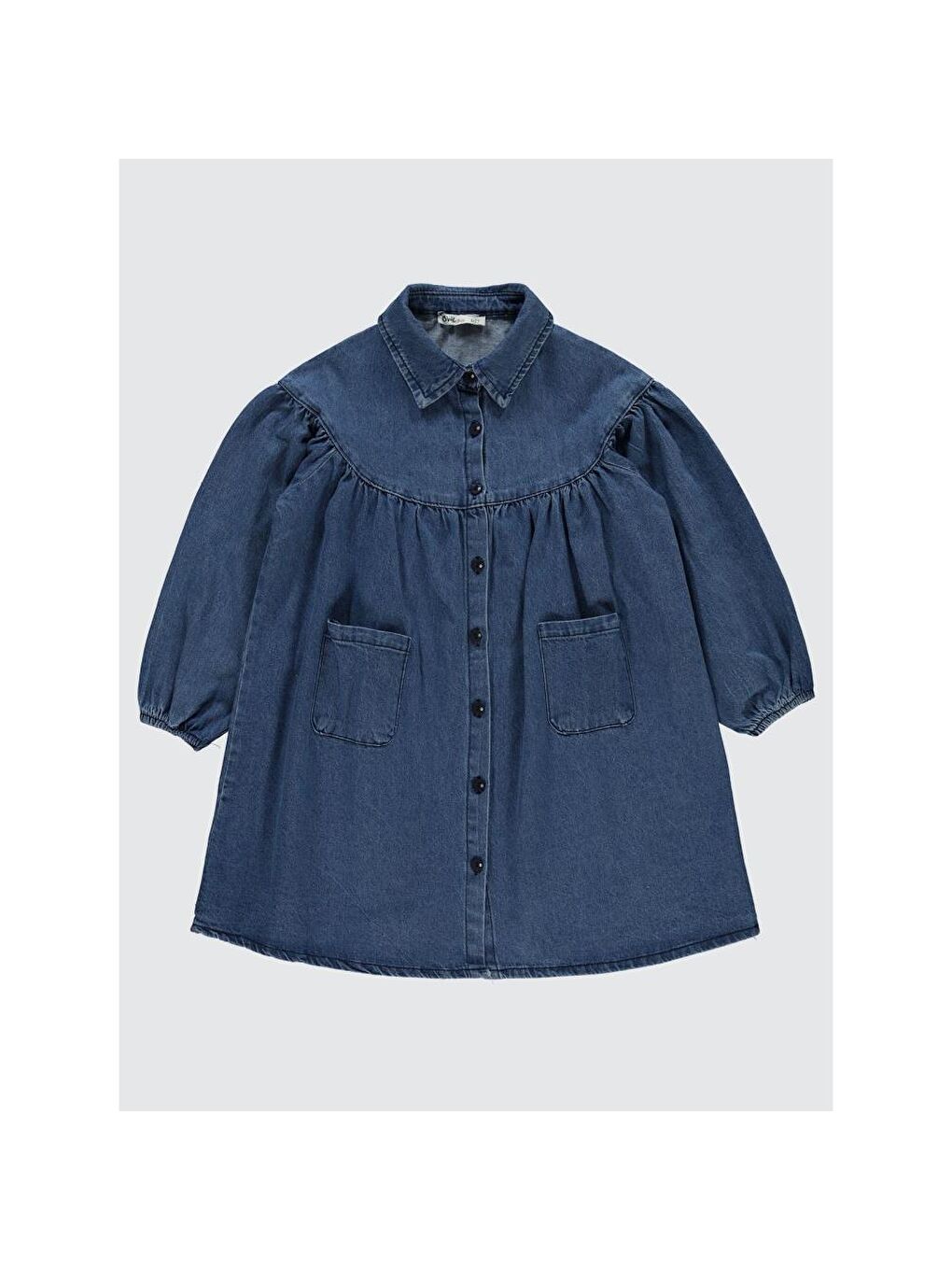 Mavi Girls Ay Robalı 6-9 Yaş Elbise-5