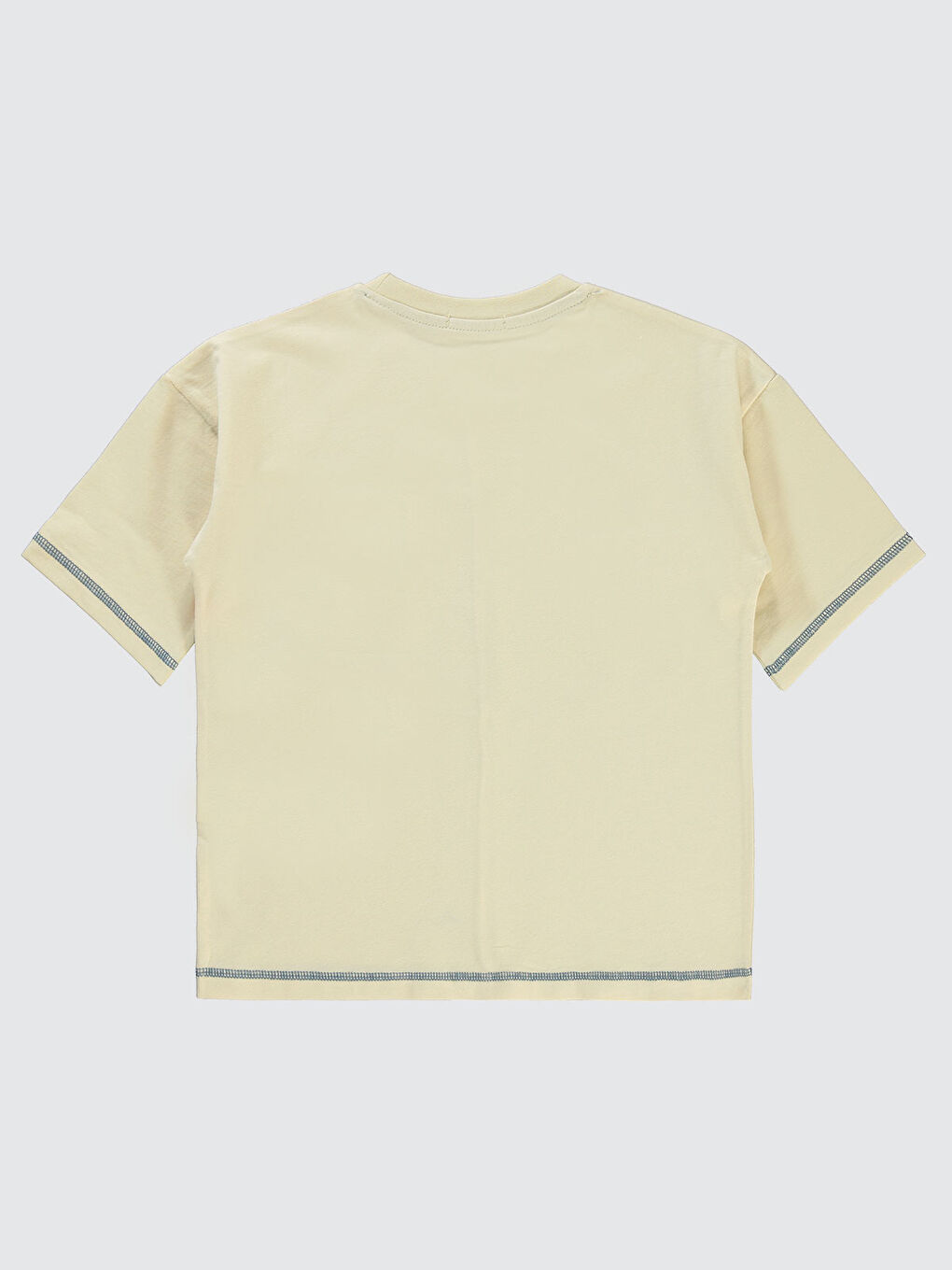 Boys Erkek Çocuk Tişört 6-9 Yaş İndigo-1