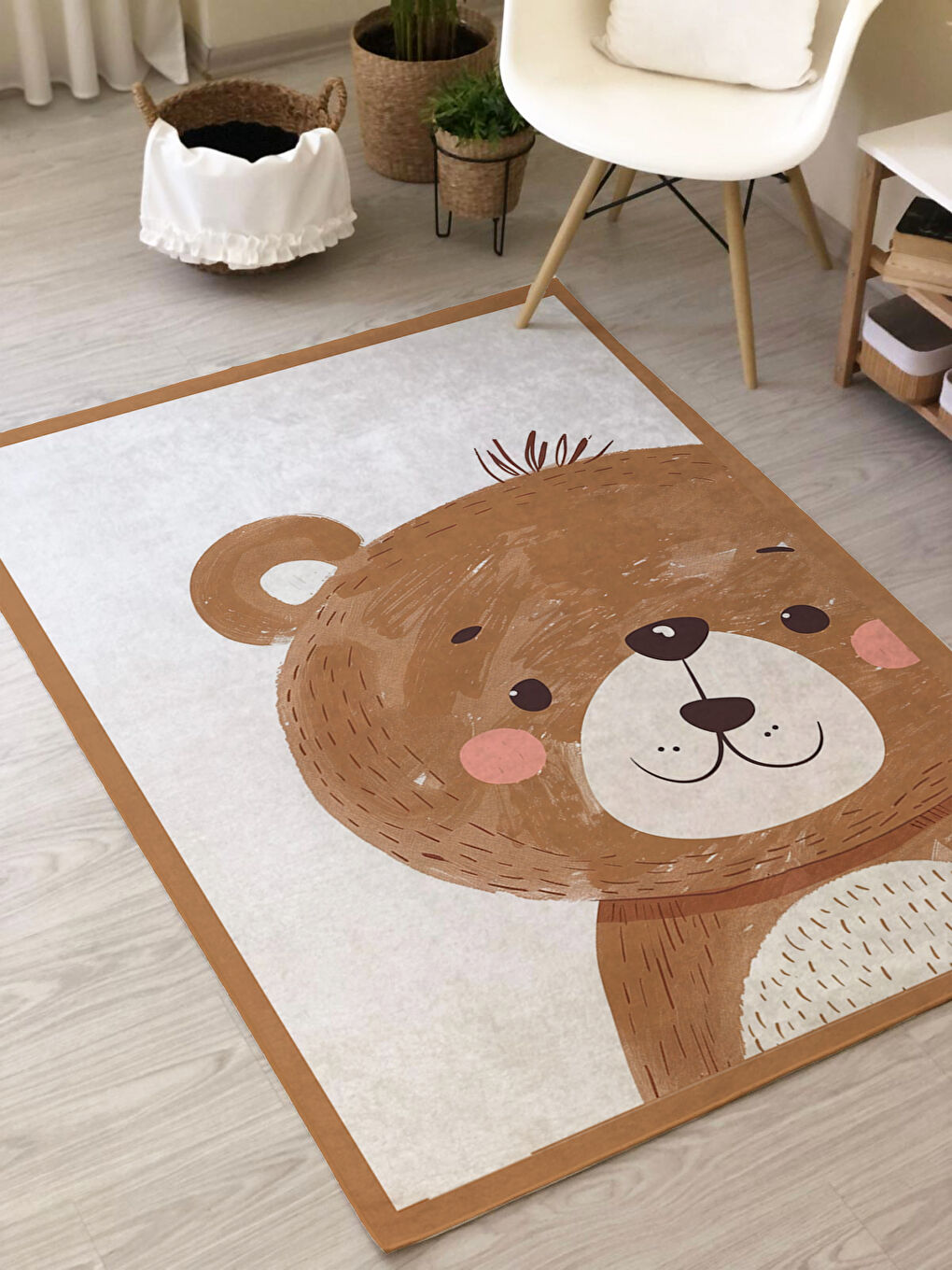 Karışık Hayvan Desenli Baskı Kalın 7mm Halı Modeli