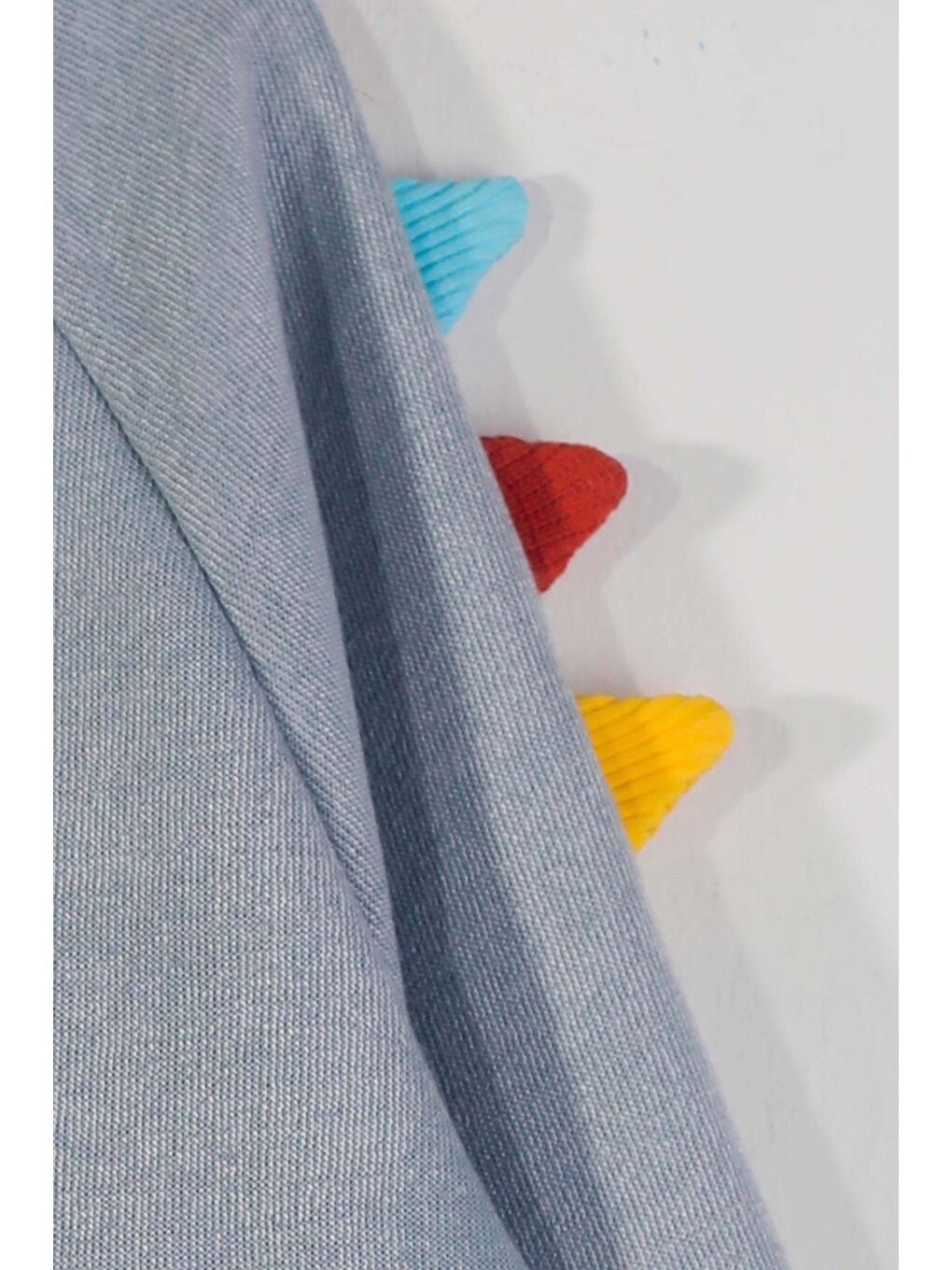 Gri Erkek Çocuk Dinozor Nakışlı Pamuklu Alt Üst Takım  2 3 yaş 6 7 Yaş-2