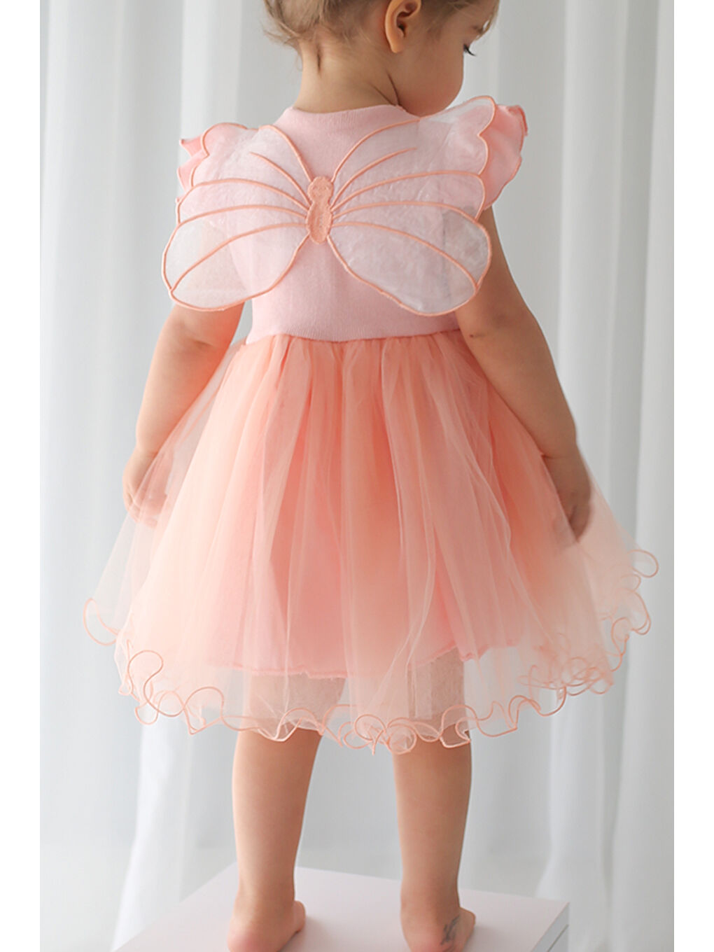 Pembe Kanatlı Tütü Elbise-2