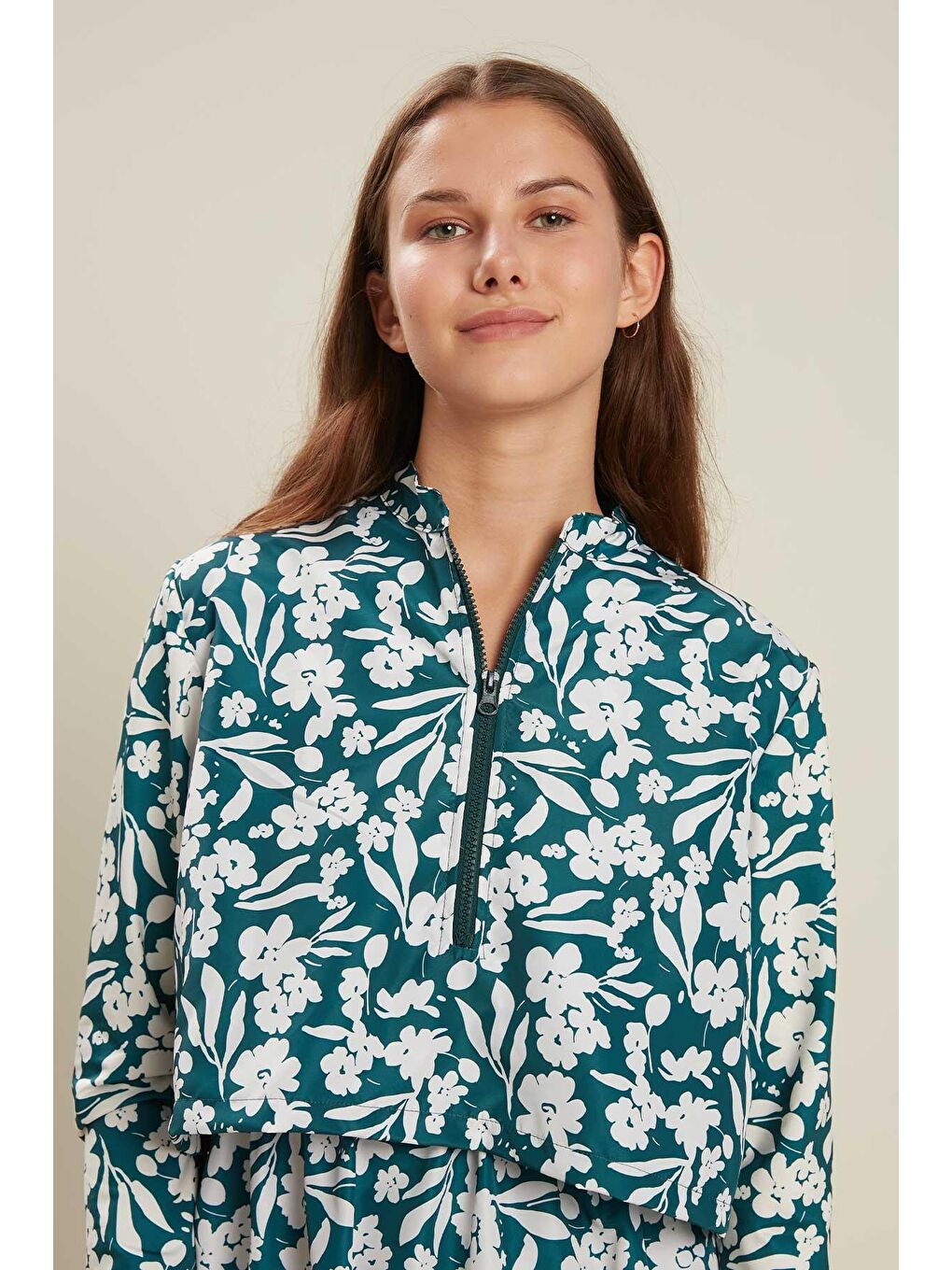 Siyah Desenli 3'Lü Mayo Takımı Çiçek-Petrol-5